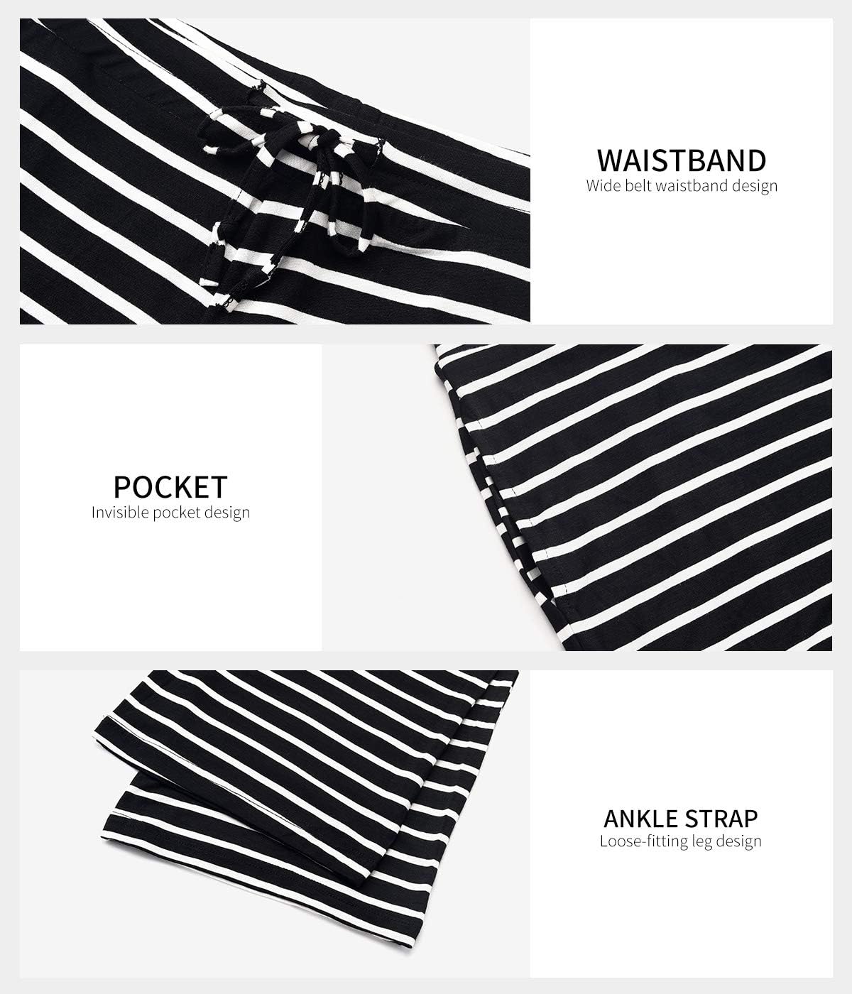 Air Curvey Casual Womens Pants Soft Lounge Pants Sleep Pajama Bottoms With Pocket - Image 4