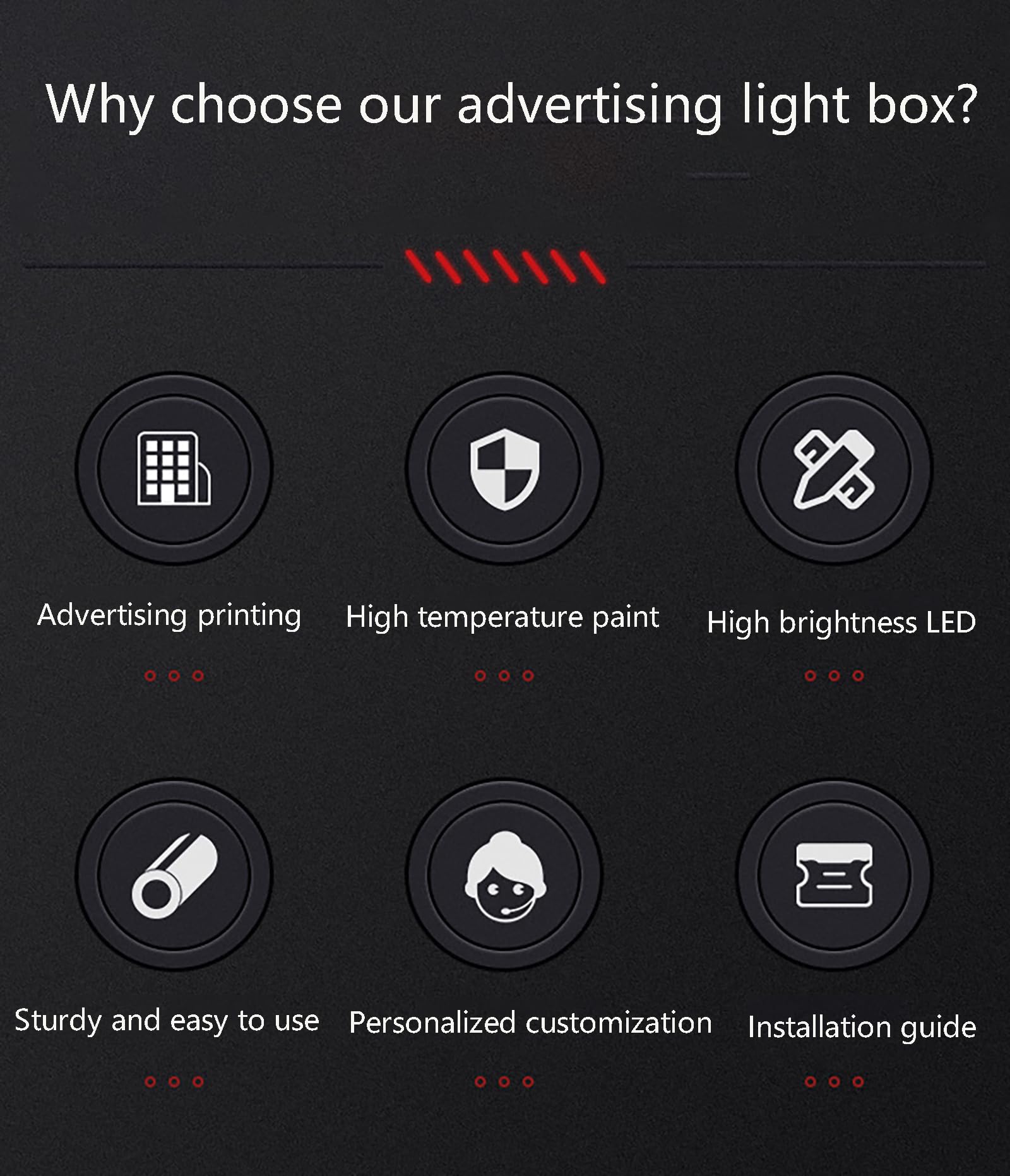 Caja De Luz LED, Letrero De Caja De Luz Exterior De Doble Cara, Letrero Publicitario Proyectado a Prueba De Agua, Cartel Redondo Personalizado para Negocios Iluminados, Cafeterías, Bares