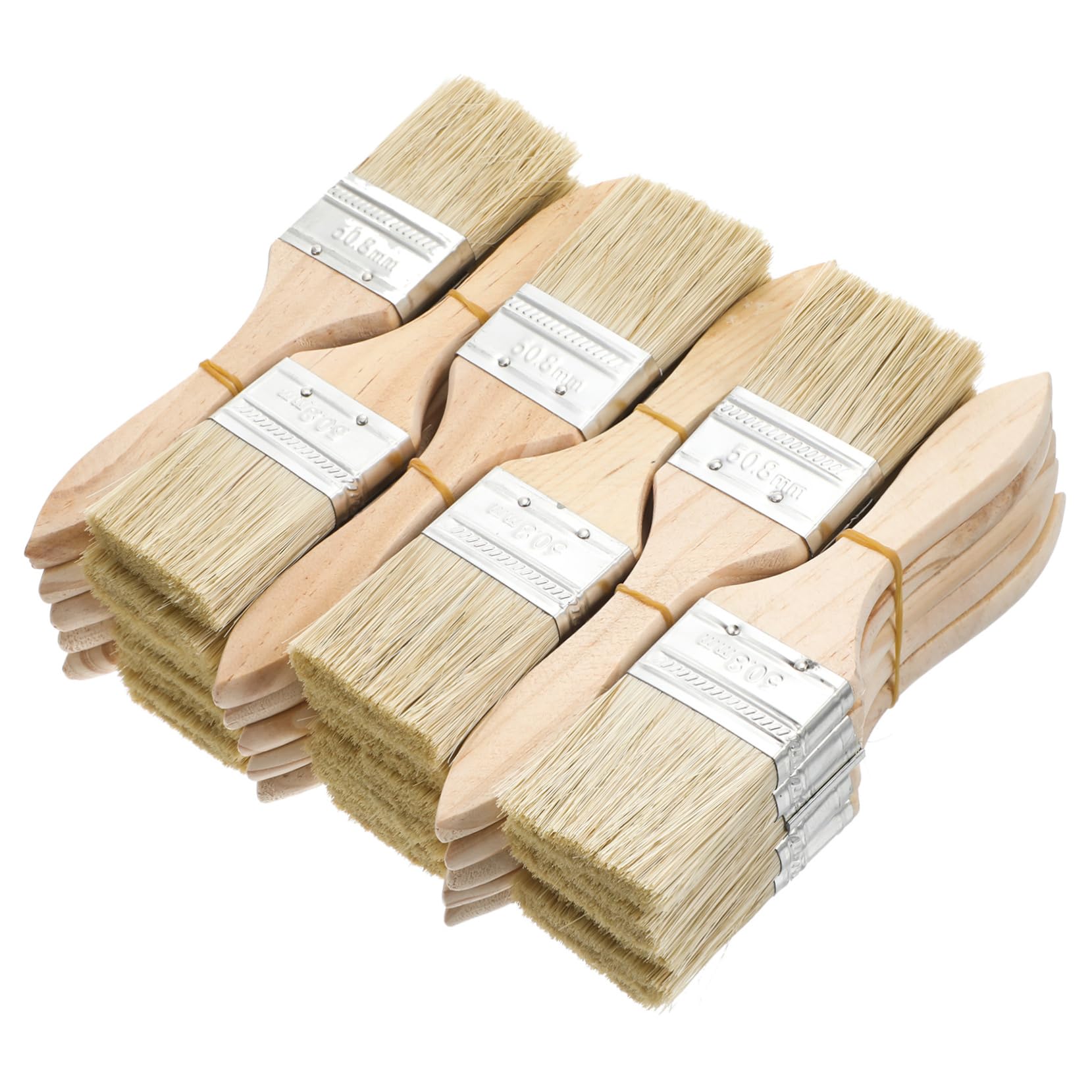 30pièces Lot de Pinceaux pour Et Murs Manches Usage Polyvalent pour Peinture Et Retouche Ensemble Professionnel