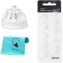 Oticon miniFit 8mm OpenBass Domes - 1 Pack 10 Count | OCID