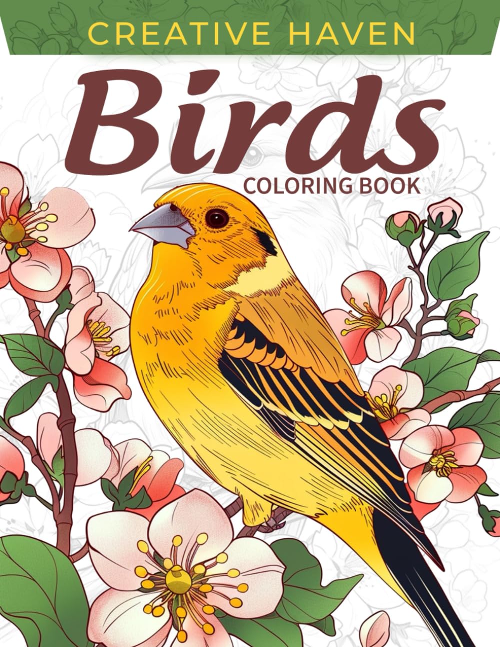 Creative Haven Birds Coloring Book: Birds Coloring Page, Exquisite Designs Celebrating Nature's Feathered Beauties