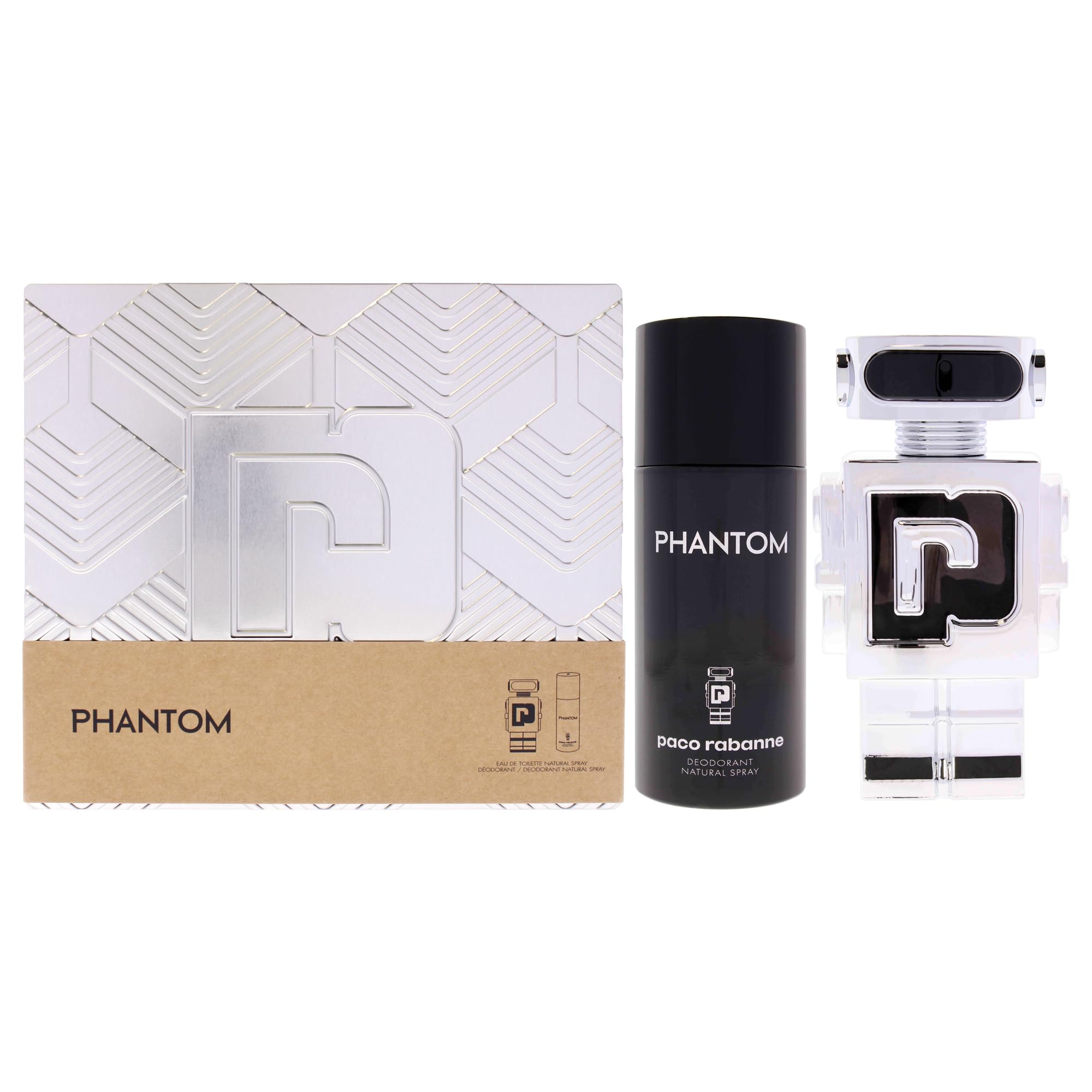 Paco Rabanne PHANTOM SET: EDT SPRAY 100ML + DEODORANT SPRAY 150ML