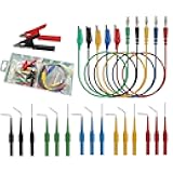 22PCS Back Probe Kit with Wire Piercing Probes, Banana Plug & Alligator Clips for Multimeter Circuit Testing