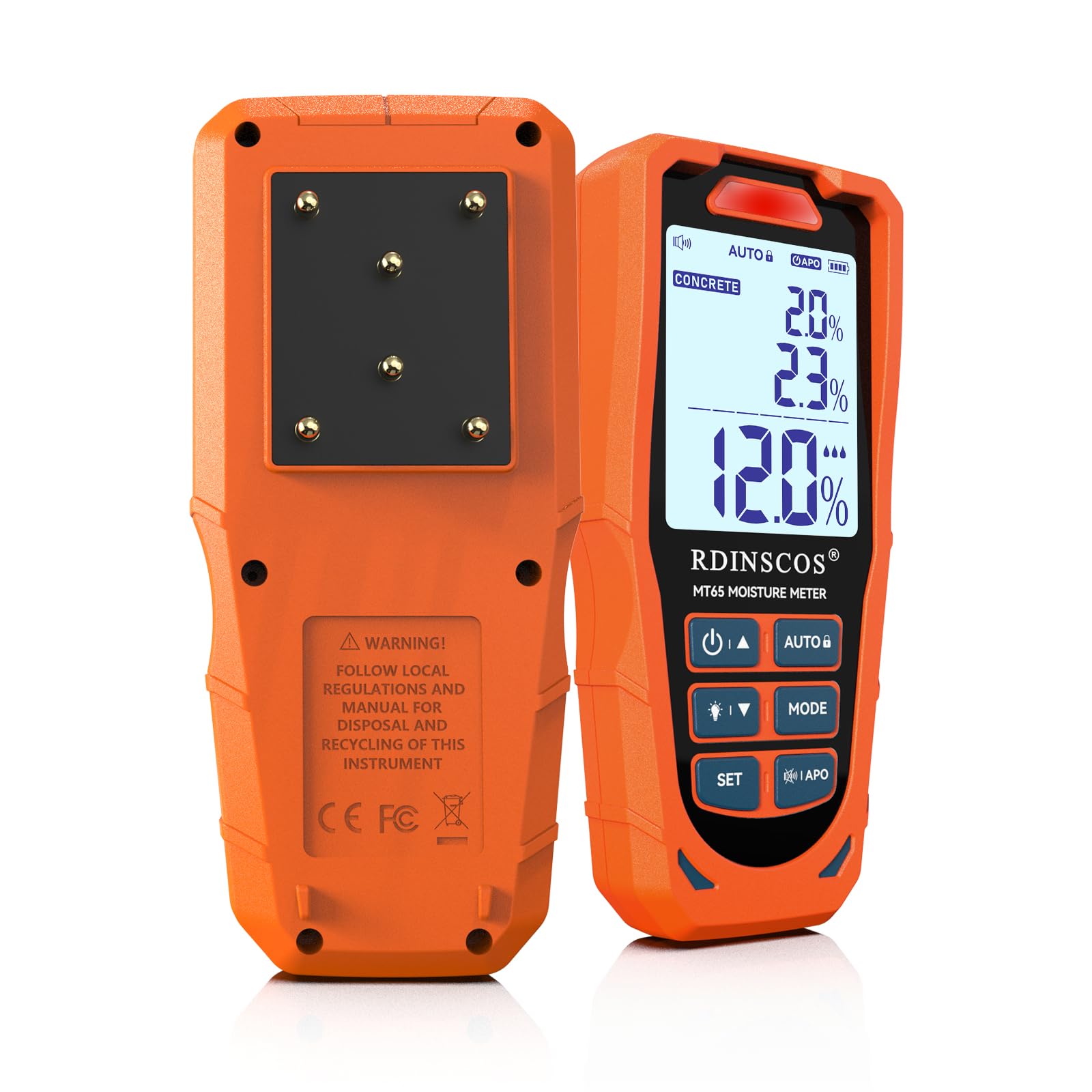 RDINSCOS 2-in-1 Moisture Meter - Pin & Pinless -13