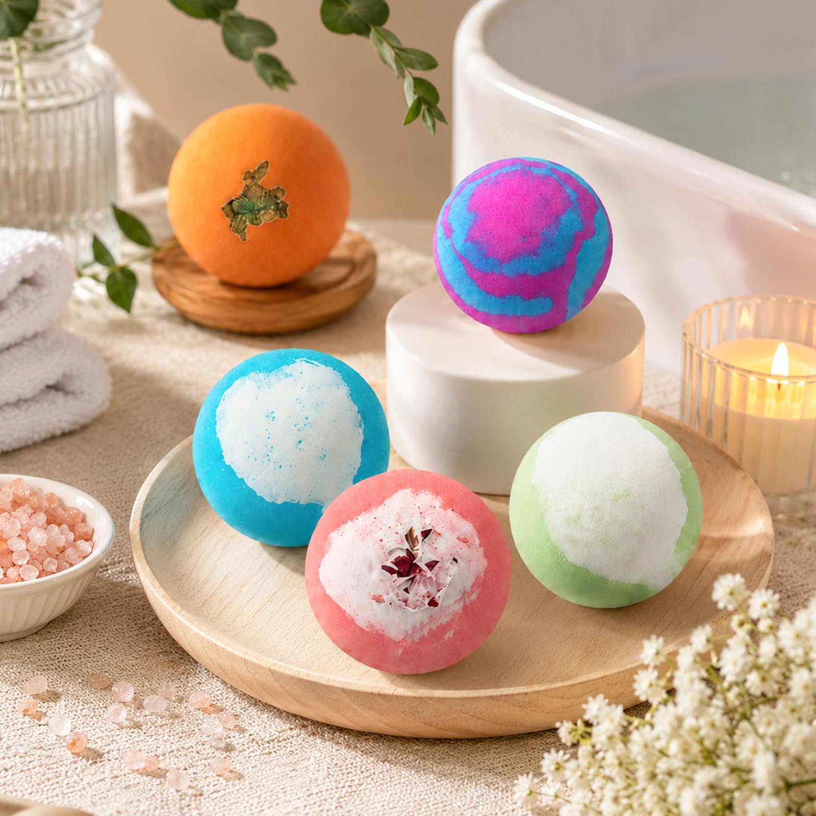 12 Pezzi Bombe Da Bagno Bambini Con Sorpresa, Bombe Da Bagno Con Sorpresa Naturali, Bomba Da Bagno Bambini, Bath Bomb Gift Per Compleanno Natale, Bath Bomb Bambini