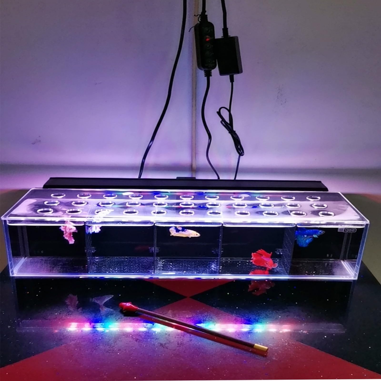 Panneau Perforé En Acrylique Transparent, Plaque De Recouvrement En Plexiglas Pet, DiamèTre Des Trous De 2 Cm, RéSistant Aux Chocs SHAARI(5mm thick,45x45cm)