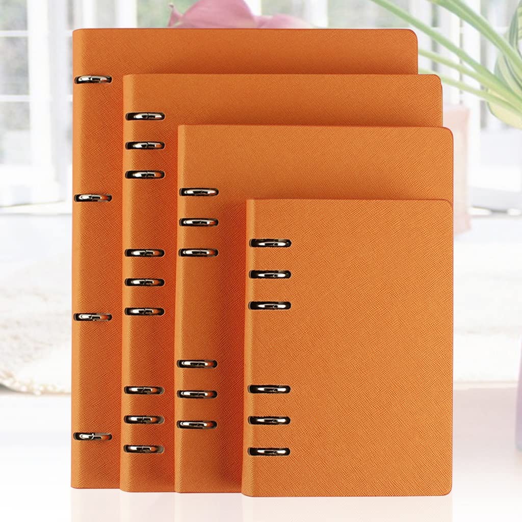TAHALI Cuaderno de Piel sintética A4 A6 B5 A5 Cuaderno Espiral Planificador Tapa Dura Oficina Negocios Bloc de Notas Planificador Carpeta