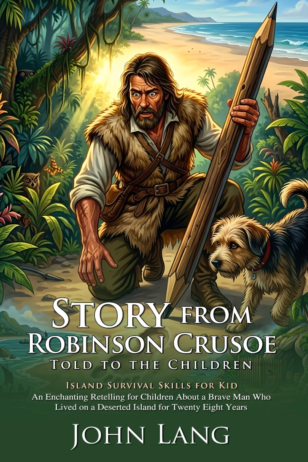 Stories from Robinson Crusoe Told to the Children: Classic Island Survival Adventure: Fully Illustrated Edition with Author Biography and Commentary
