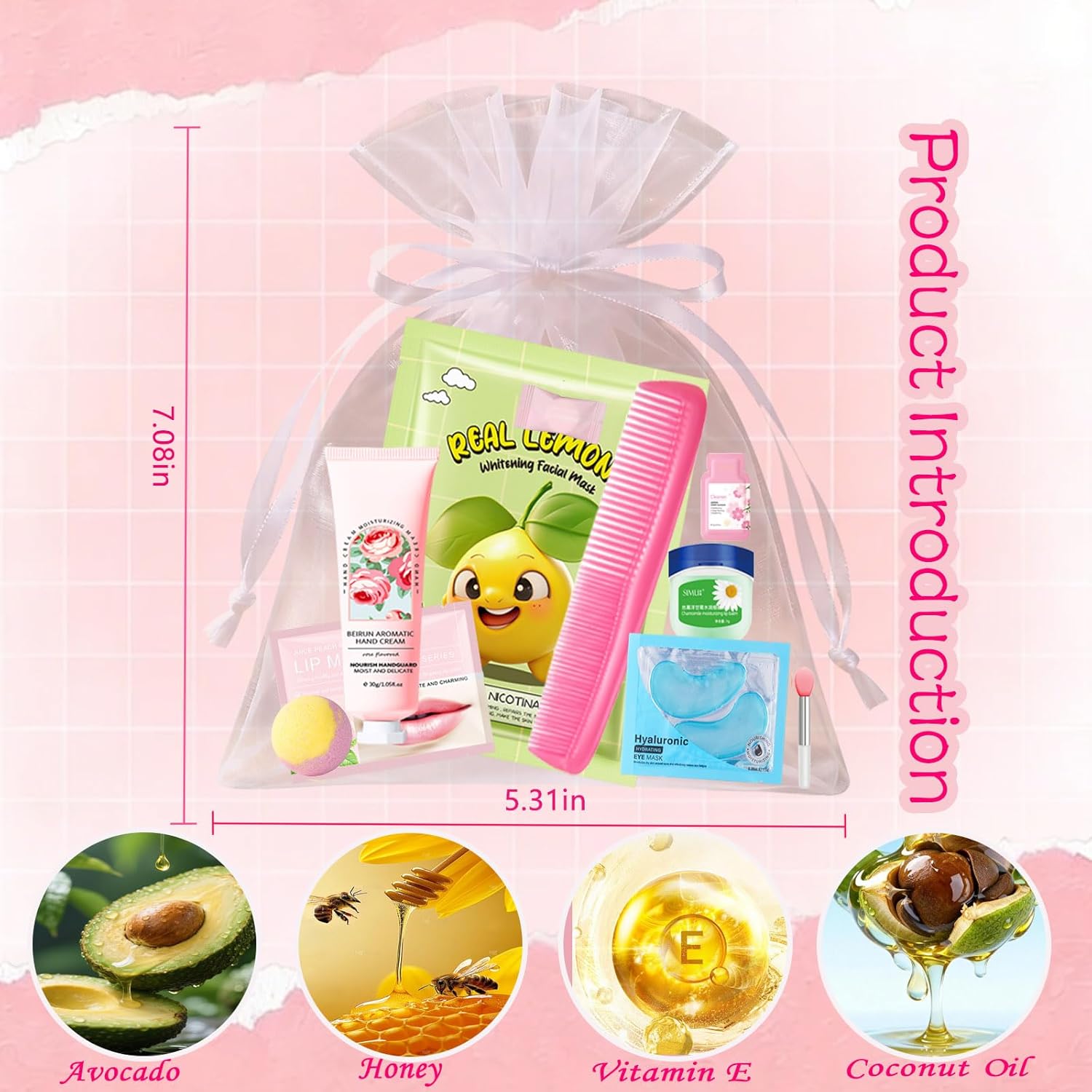 144 PCS Spa Party Supplies for Women, Spa Party Favors Include Face Masks Skincare,Hand Cream,Lip Mask,Comb and Foot Bath Bombs,Spa Birthday Sleepover Party Supplies for Women