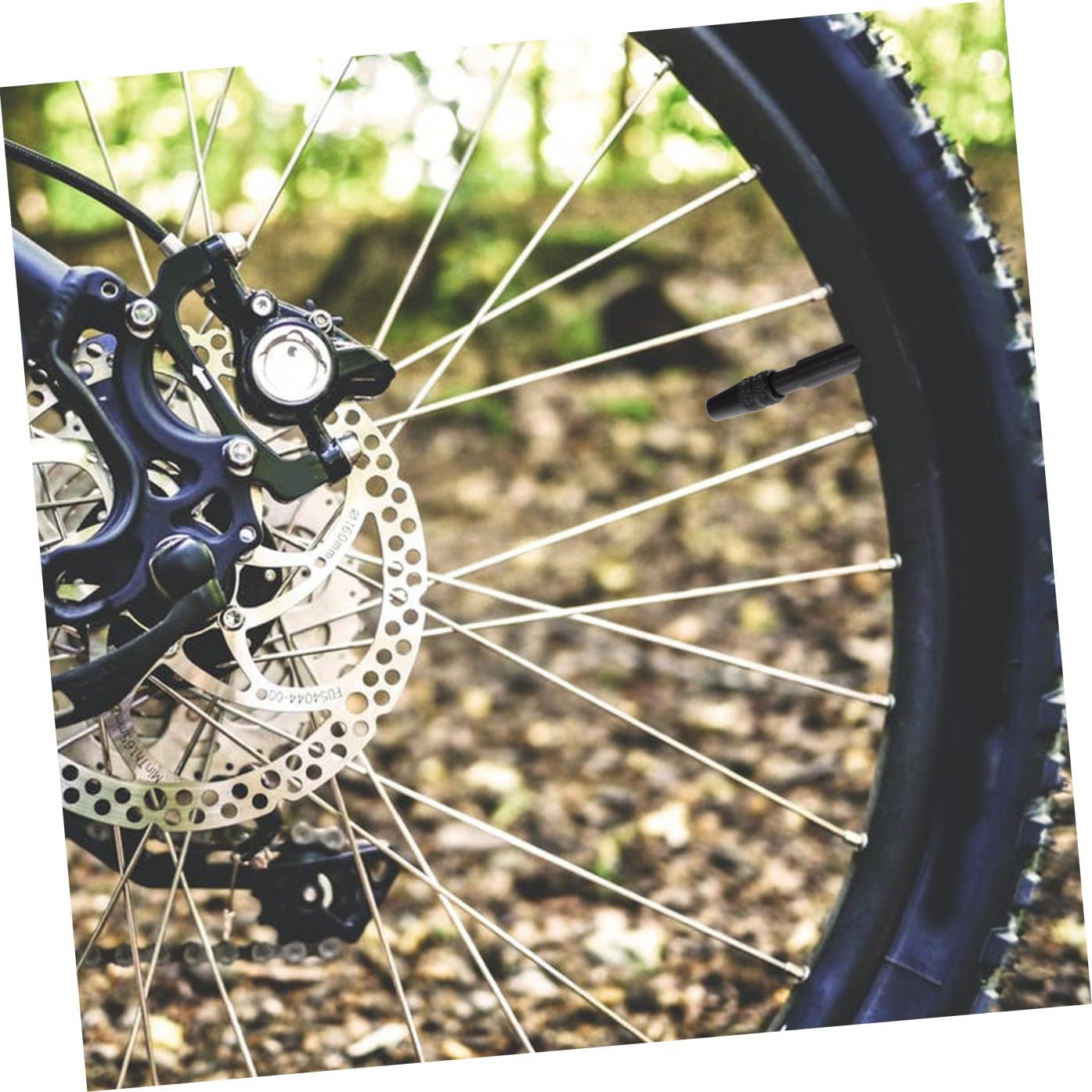 POPETPOP Bike Valve Stem Extender Mouth Aluminum Alloy Bike Tire Cap Tubeless Valve Stem