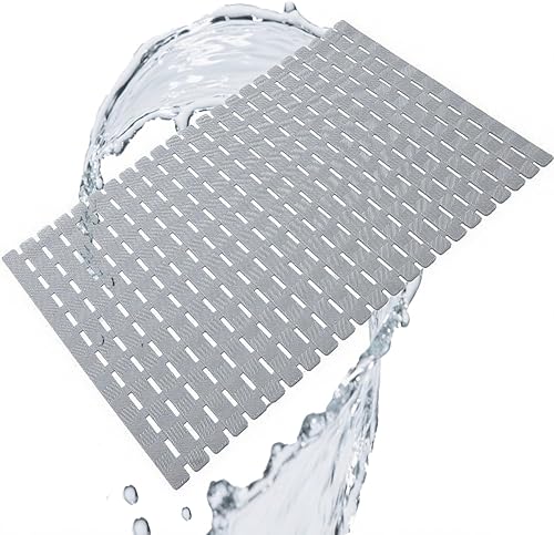 Tapete moderno minimalista gris sólido antideslizante para baño  Duchabañera doméstica especial, succión anticaídas + tapete lavable de secado rápido