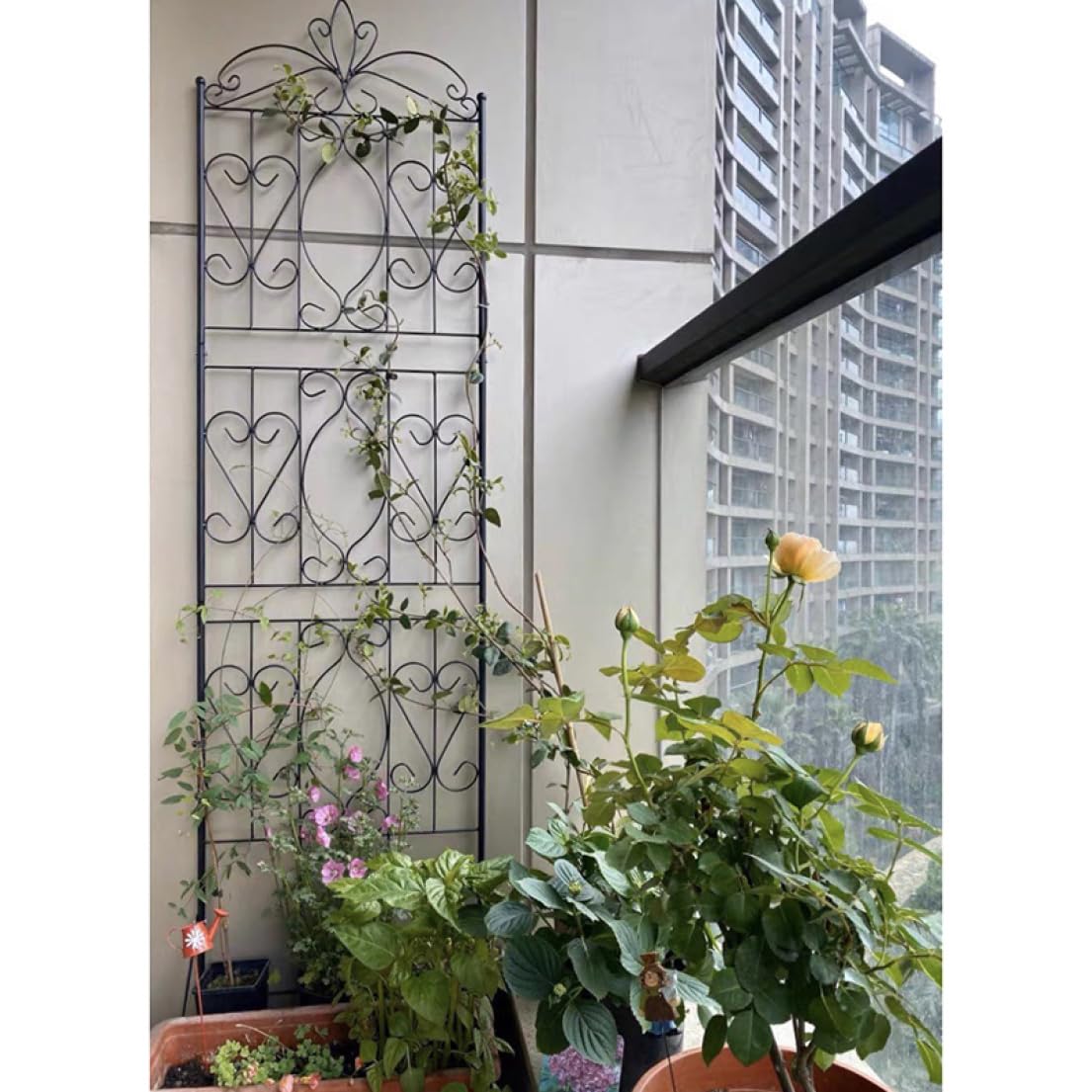 Amazon.co.jp: [GZGZ] フラワースタンド アイアン 大型 3段 2段 50*35