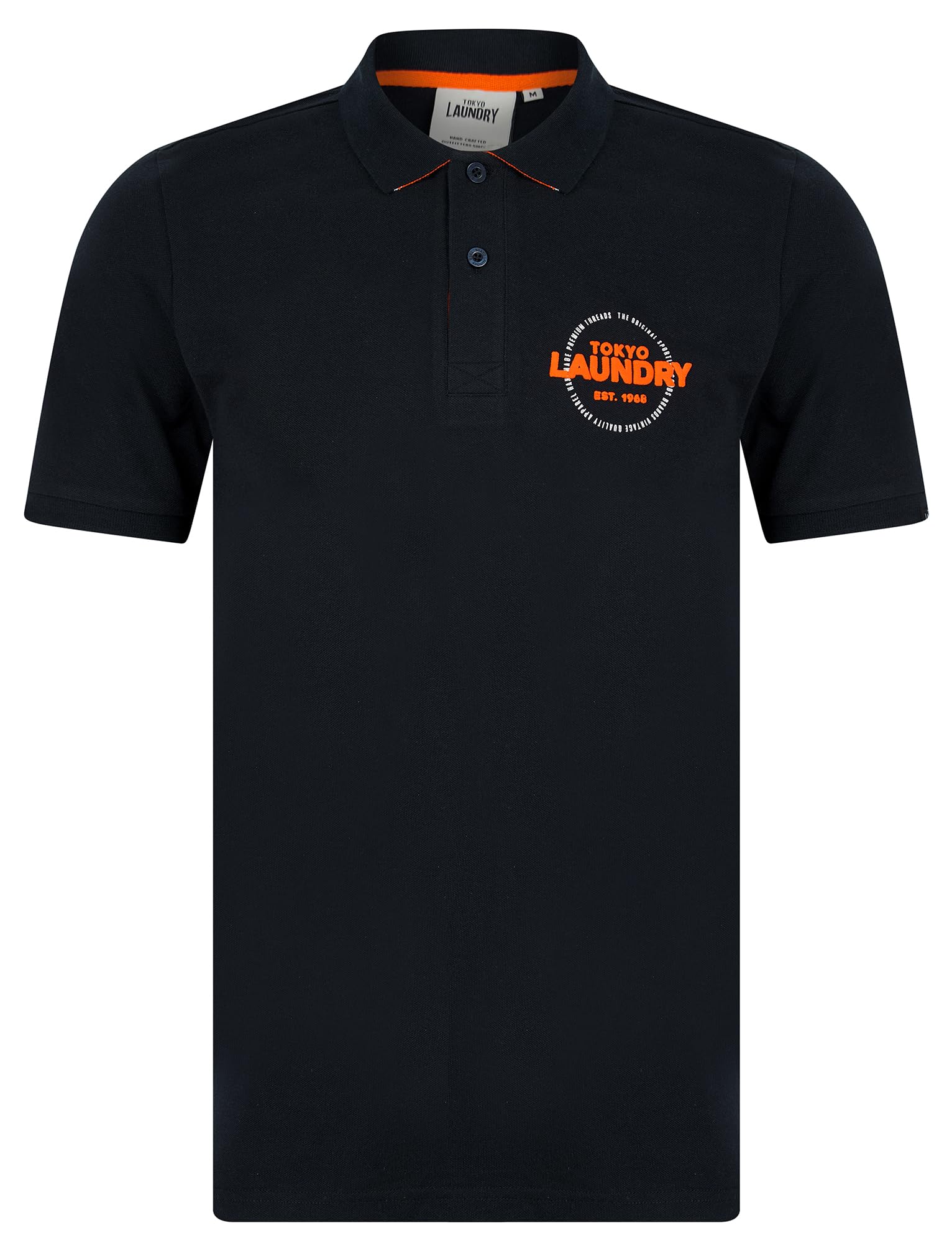 Tokyo Laundry Men's Kairo - Navy 'Kairo' Cotton Pique Polo Shirt