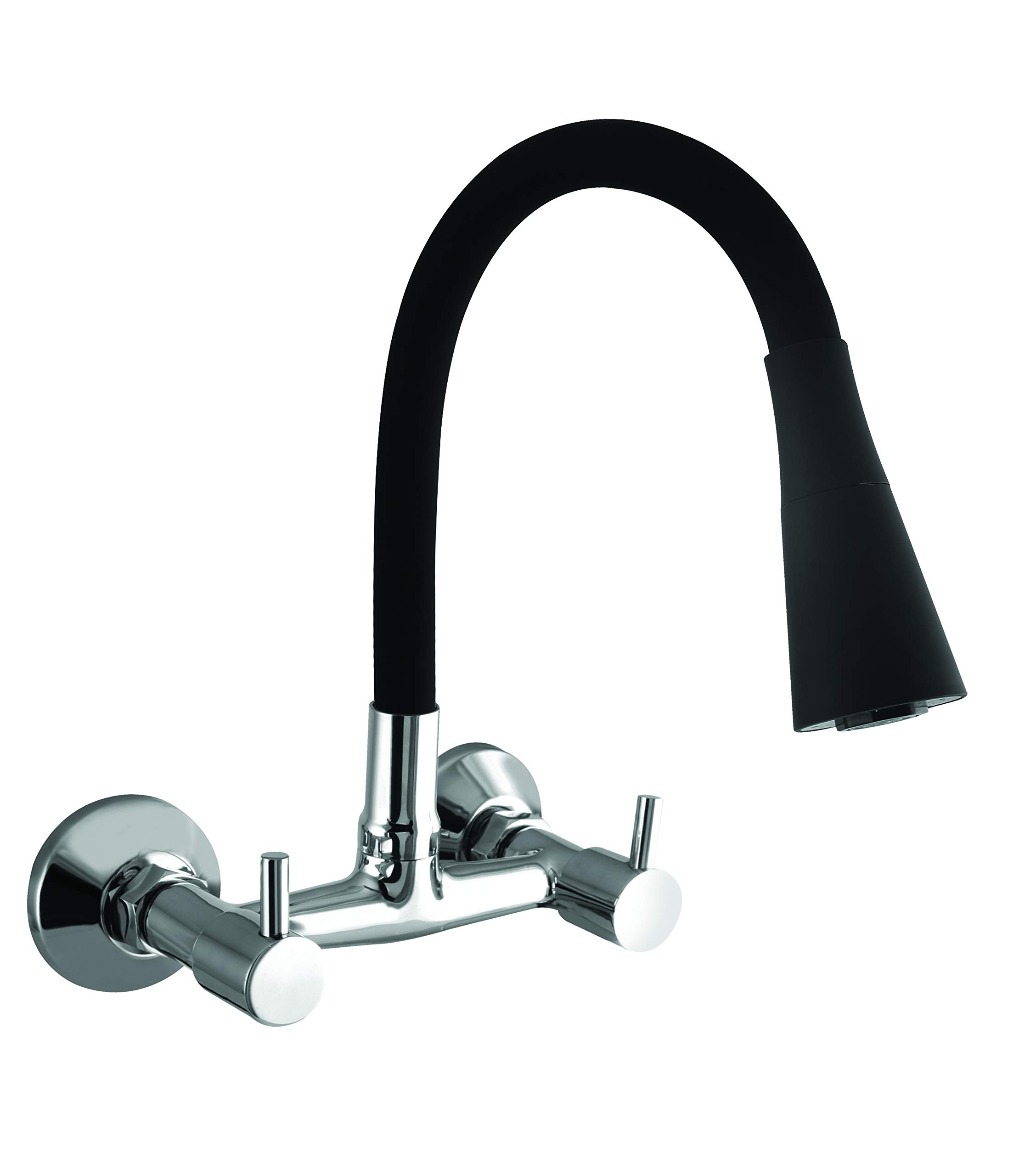 10x Brass Sink Mixer Tap For Kitchen Bl-9876 Flexible Neck Dual Flow Black Hot/Cold Facility, Chrome (B08TTSWN83) Amazon Price History, Amazon Price Tracker