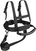 Odoland Ski and Snowboard Training Strap with Removable Lead and Easy Lifting Handle - Speed Control - Perfect for Beginners