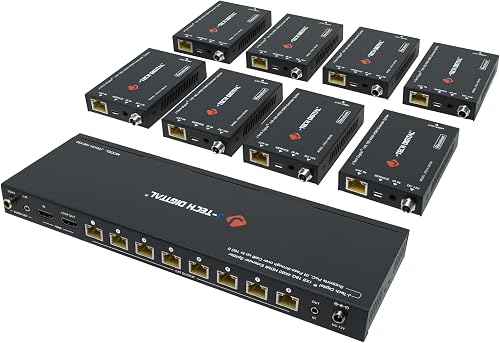 J-Tech Digital JTECH-18EX50 video converter, Black