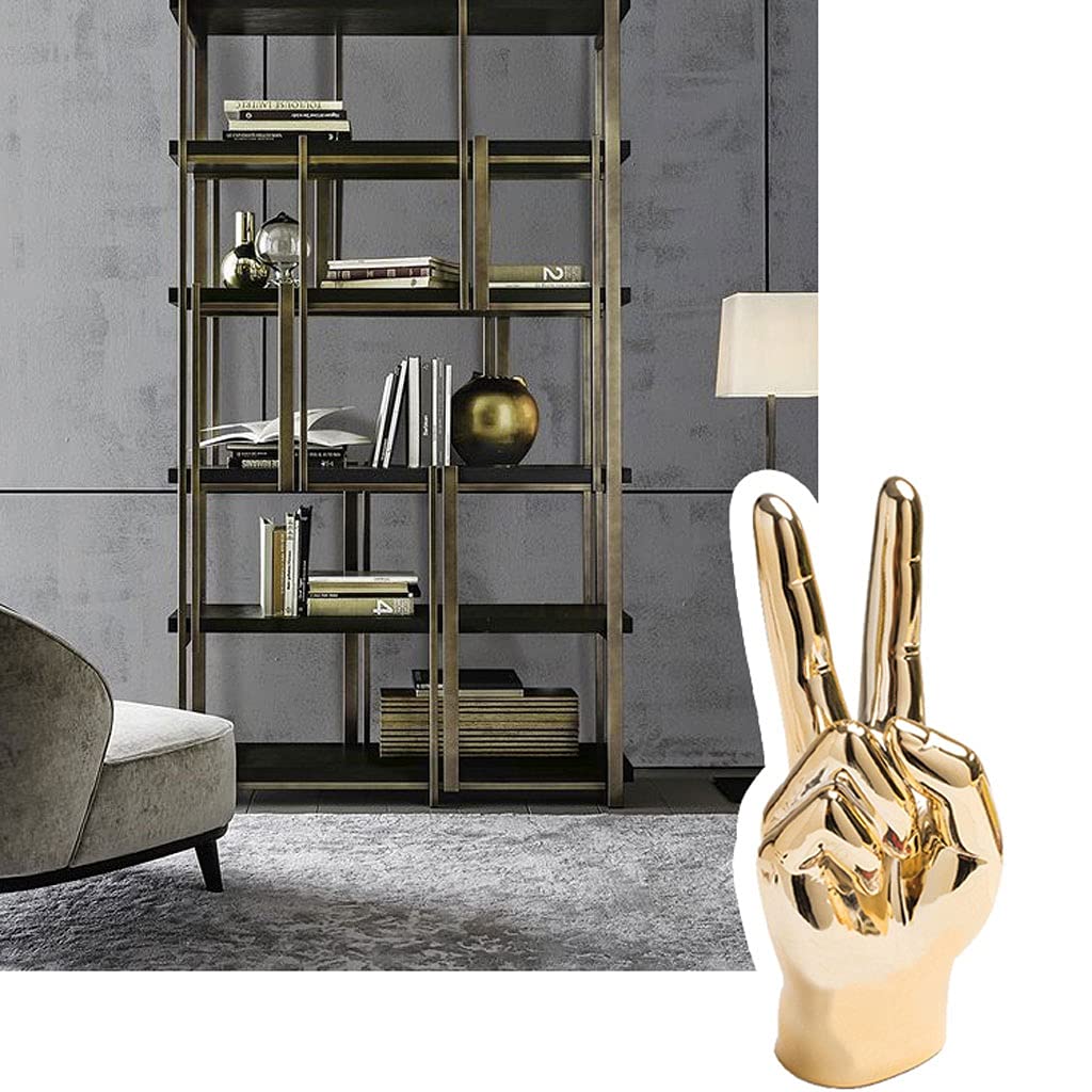 Dekoracja biurowa Kreatywne lekkie lekkie luksusowe biuro gest ceramiczne akcesoria biurowe salon nowoczesny salon biurko ozdoby do salonu galwanizacja dekoracja na biurko uchwyt
