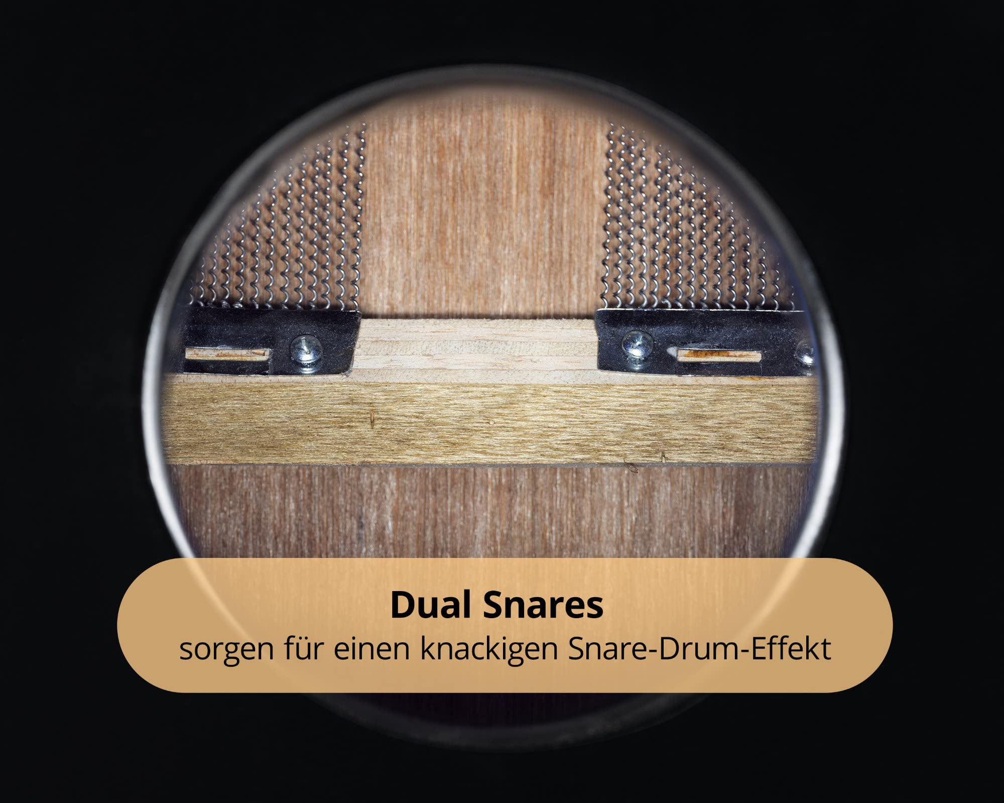 XDrum Design Series Cajon "Skull" Set inkl. Tasche + Schule, 5 cm | Designer-Cajon mit "Skull"-Kunstdruck, Integrierter Bass Port, Korpus: HPL (High Pressure Laminate), Schlagfläche: "Skull"