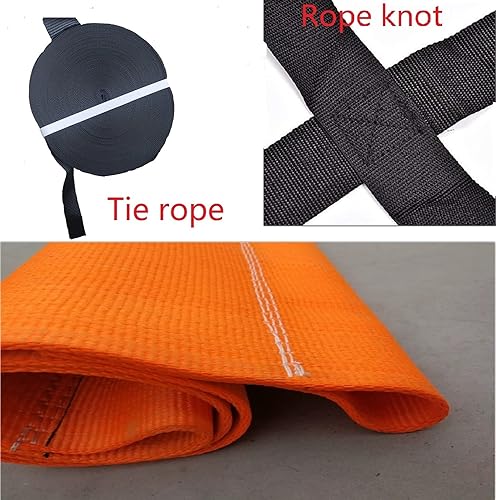 Miniatura 3 de XHP Red de carga de escalada para niños y adultos, red de cinta para interiores y exteriores, carreras de obstáculos para niños, gimnasios de selva,