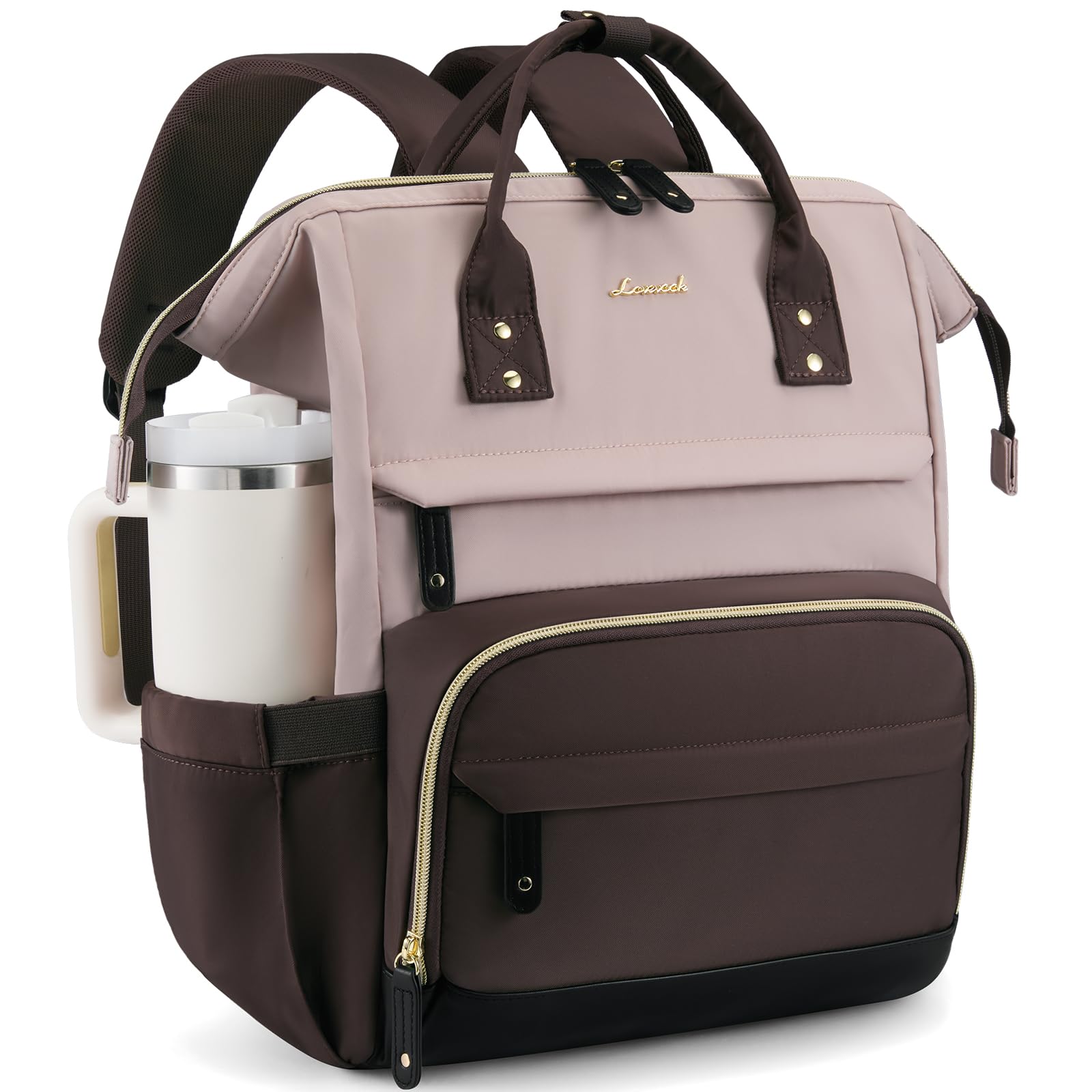 LOVEVOOK Laptop Backpack for Women, 15.6 Inch Work Business Backpacks Purse With Large Capacity