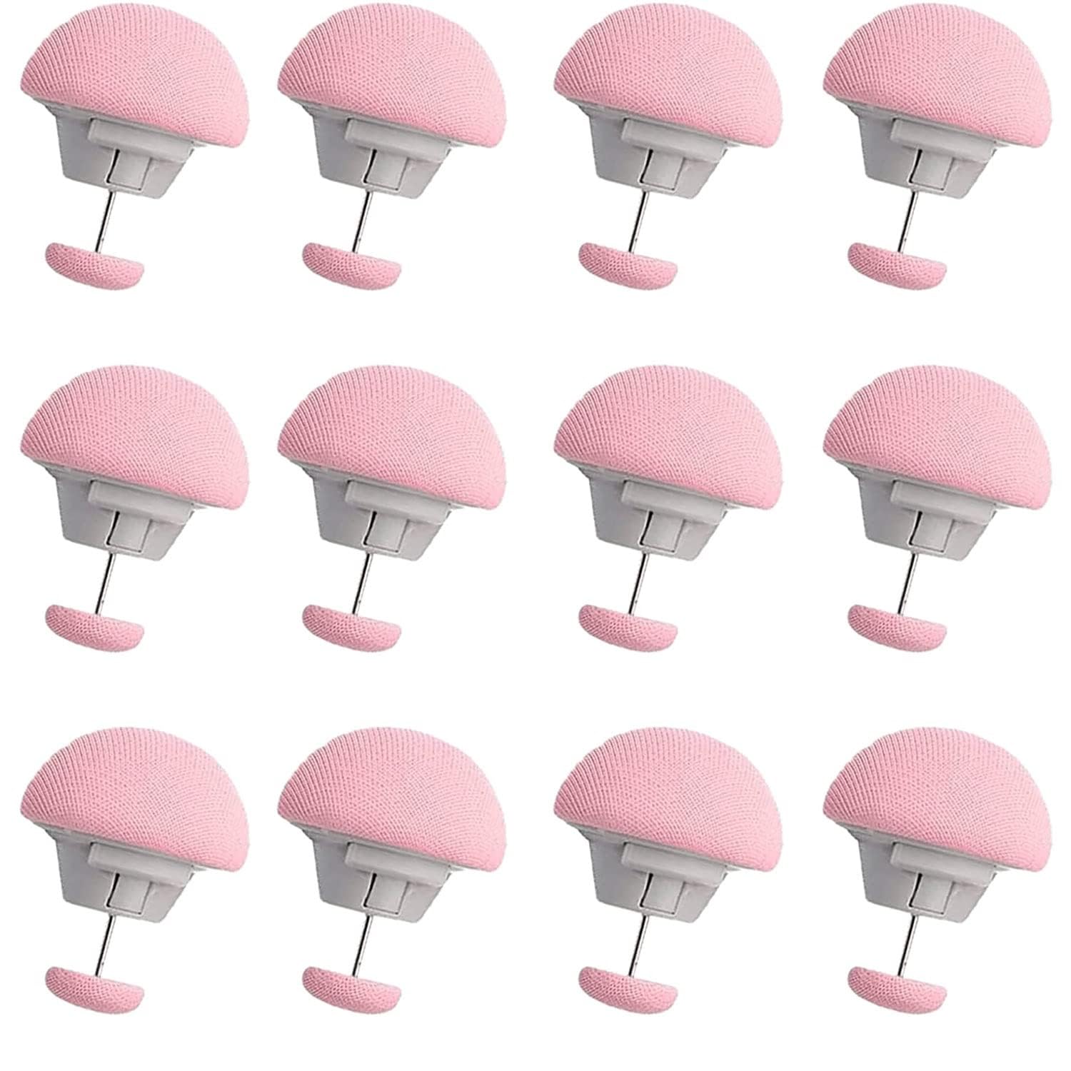 12 PCS Mushroom Duvet Clips, Duvet Clips to Keep Duvet in Place,Non-Slip Duvet Cover Clips,Duvet Snap Fasteners,to Keep Duvet in Place,for Blanket Bed Sheet, Bedding Accessories (Pink)-picture-43
