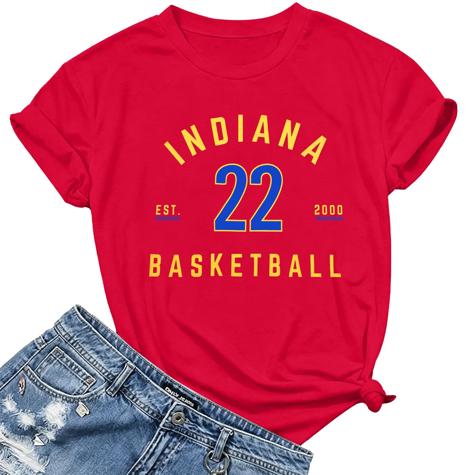 Basketball Shirt Women Basketball Player 22 Top Basketball Fan Love Tee