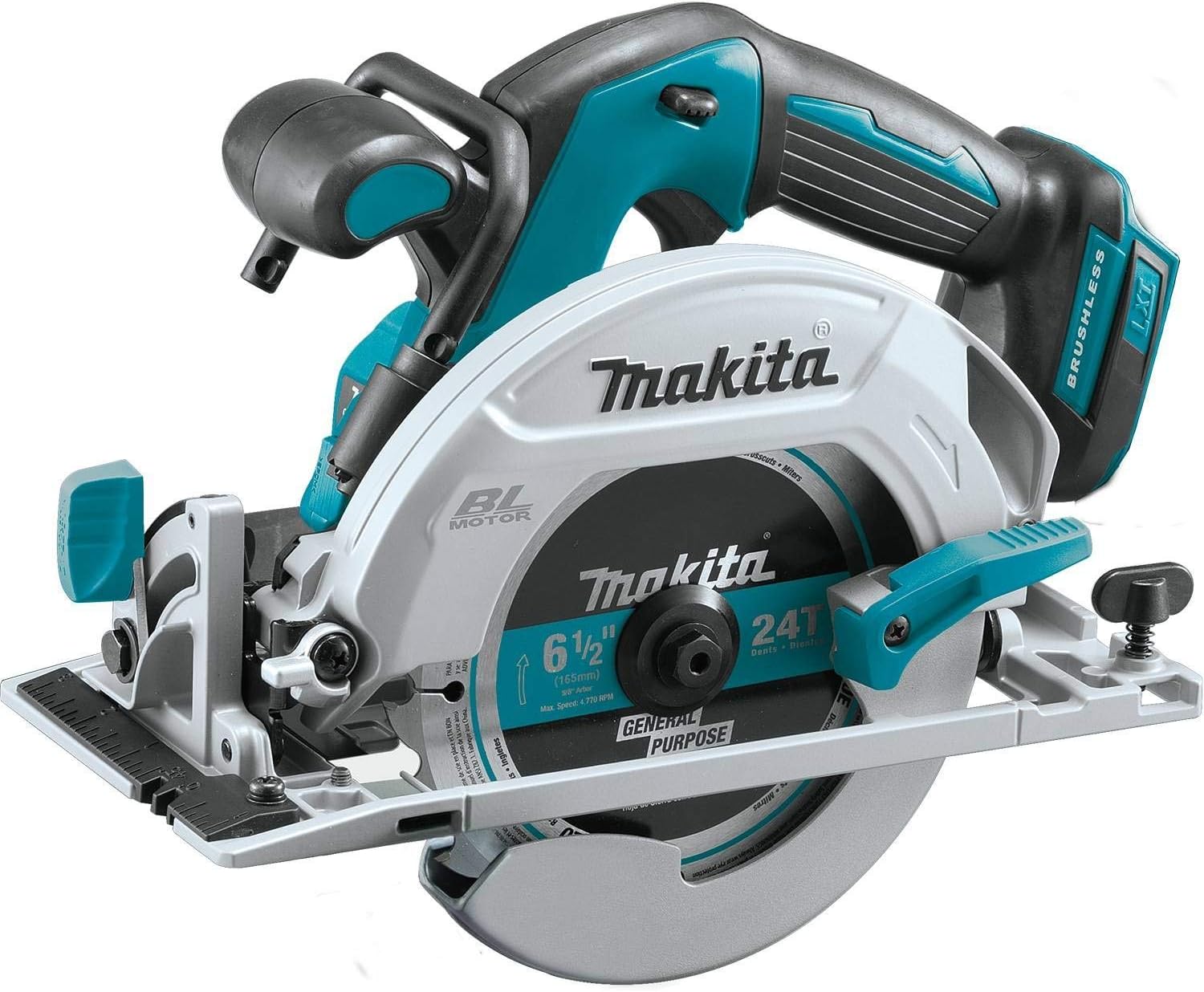 Makita XSH03Z-R 18V LXT Brushless Lithium‑Ion 6‑1/2 in. Cordless Circular Saw (Tool Only) (Renewed)