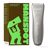 MANSPOT Rasoio Elettrico Corpo Uomo, Depilatore con Lama in Ceramica