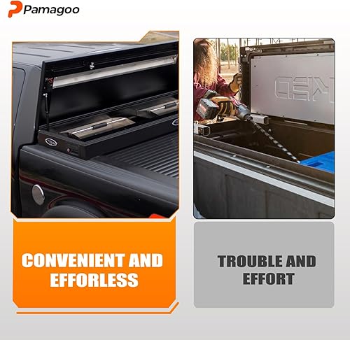 Miniatura 3 de Soportes de gas de 10 pulgadas y 20 libras, C16-15049 de 10 pulgadas, caja de herramientas de soporte de elevación para tapa de camioneta, caravana,