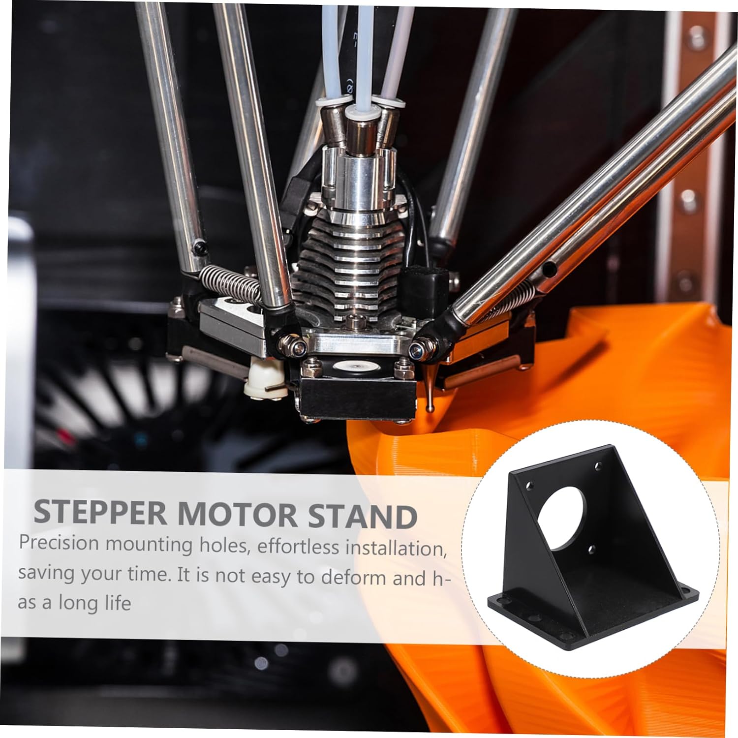 4pcs Stepper Motor Fixing Bracket Plastic Motor Mount Easy Installation DIY 3D Printer Accessories
