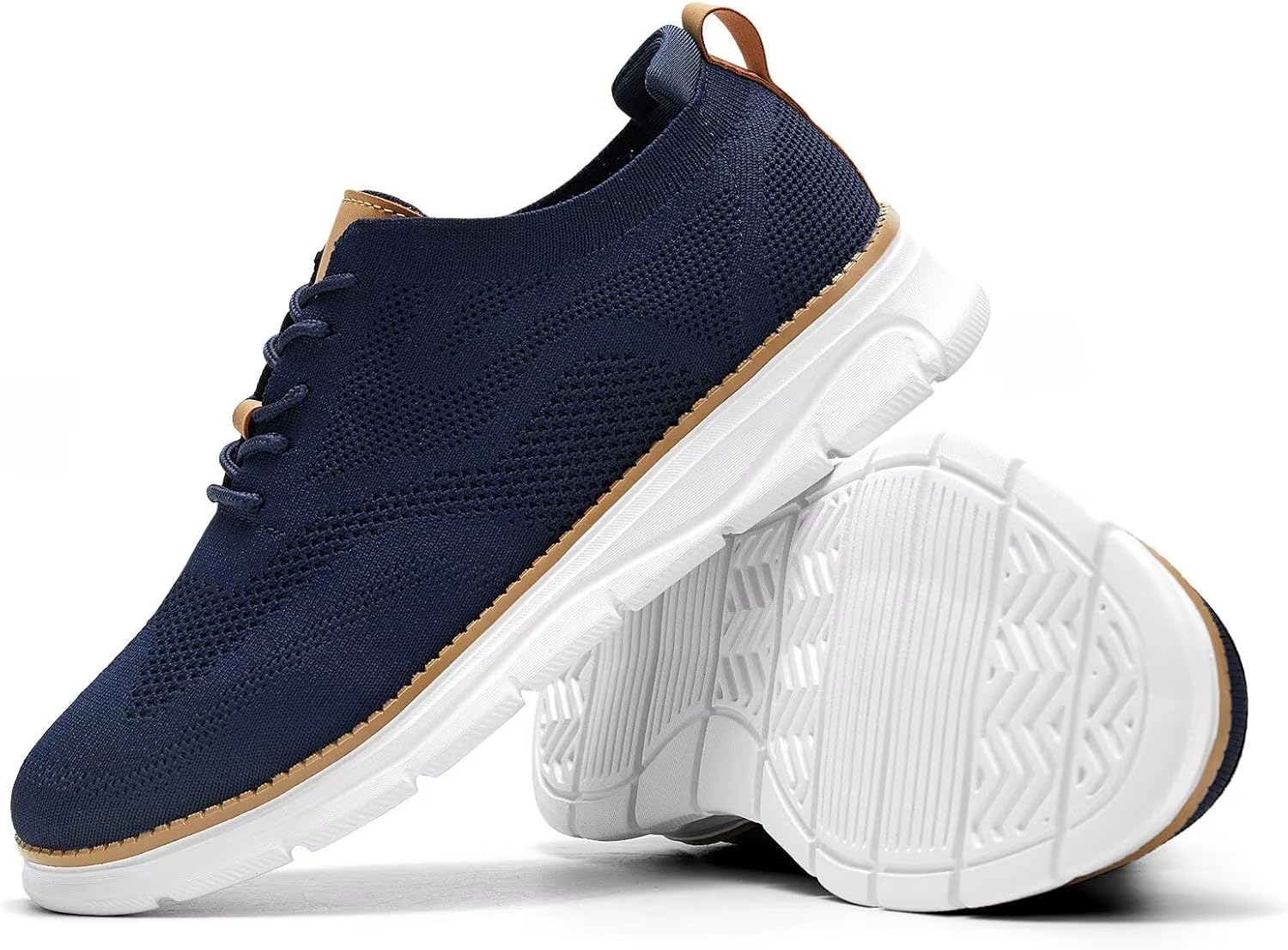 Men's Oxfords Business Shoes Fashion Mesh Casual Dress Walking Sneakers Comfortable Lightweight Soft Sole - Image 5