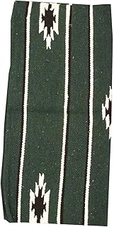 Reitsport Amesbichler AMKA Westernpad verde Poni Navajo manta 26 x 26 pulgadas, 66 x 66 cm, para sillín de poni Saddle Blanket