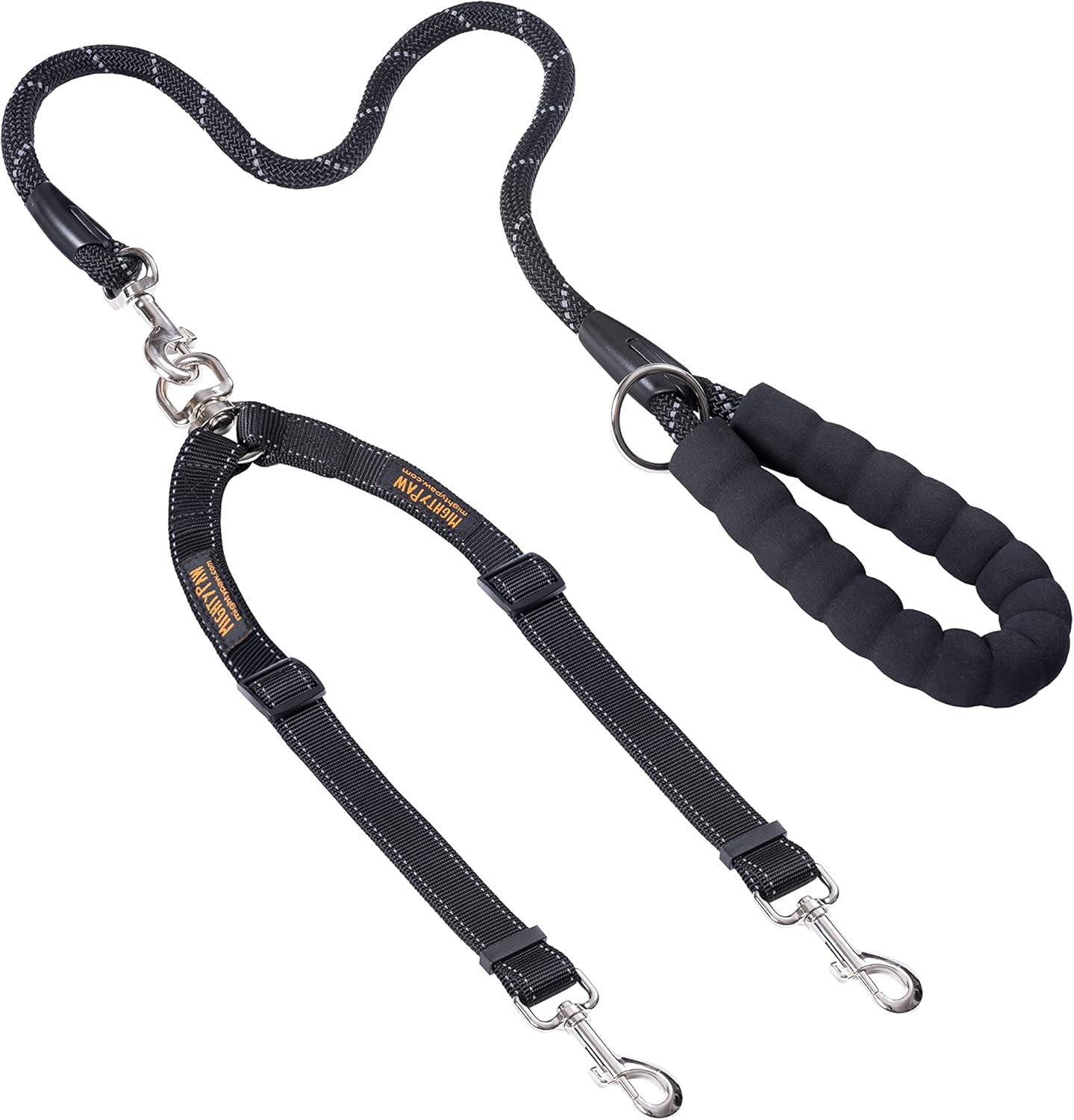 Mighty Paw Double Dog Leash Dual Dog Leash, Two Dog
