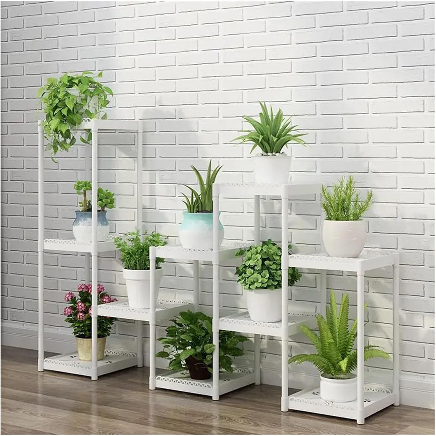 植物用棚 【ローズゴールド】 多階建て 床から天井まで バルコニー