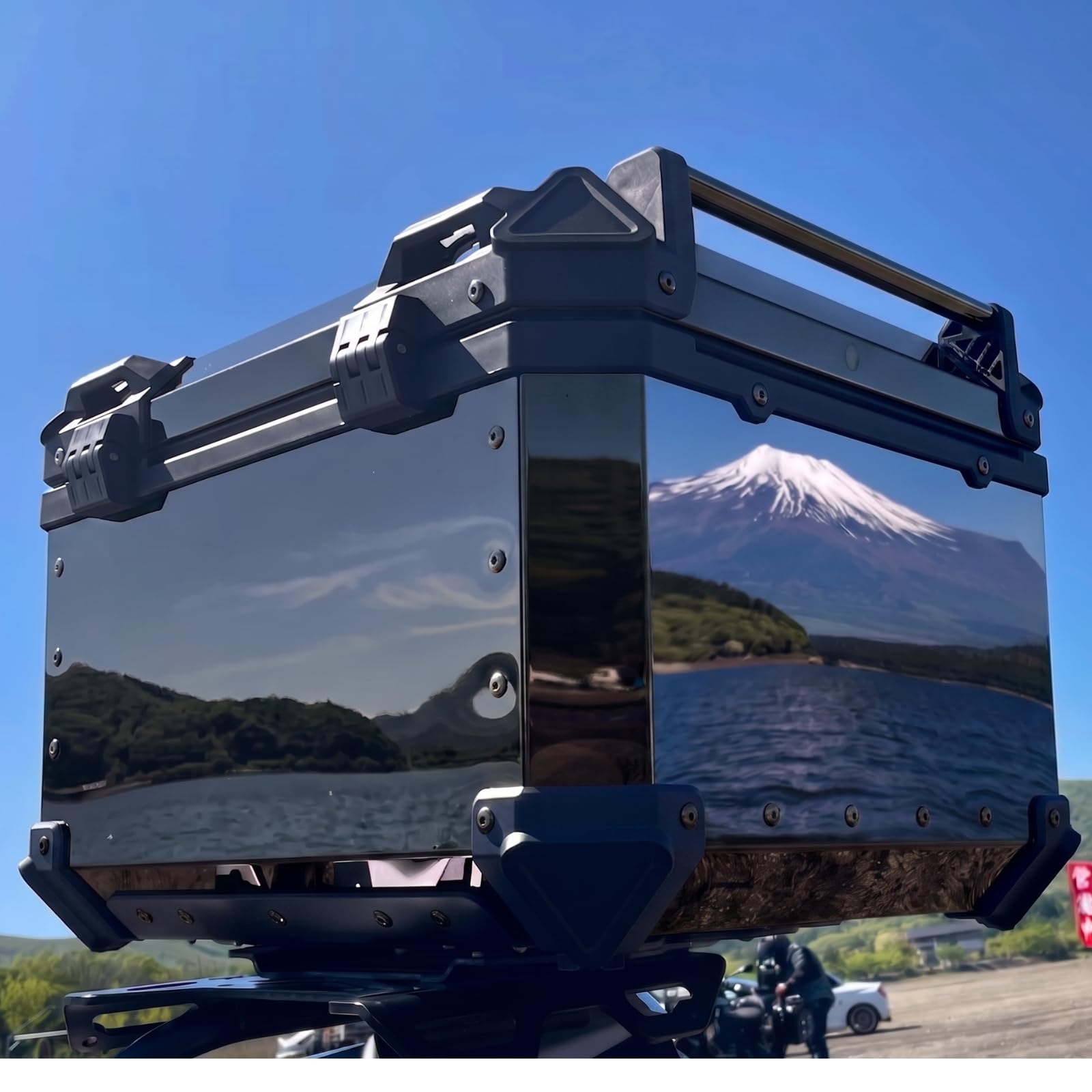 Amazon | Maruichiichi バイク リアボックス バイク用 45L メタリック 
