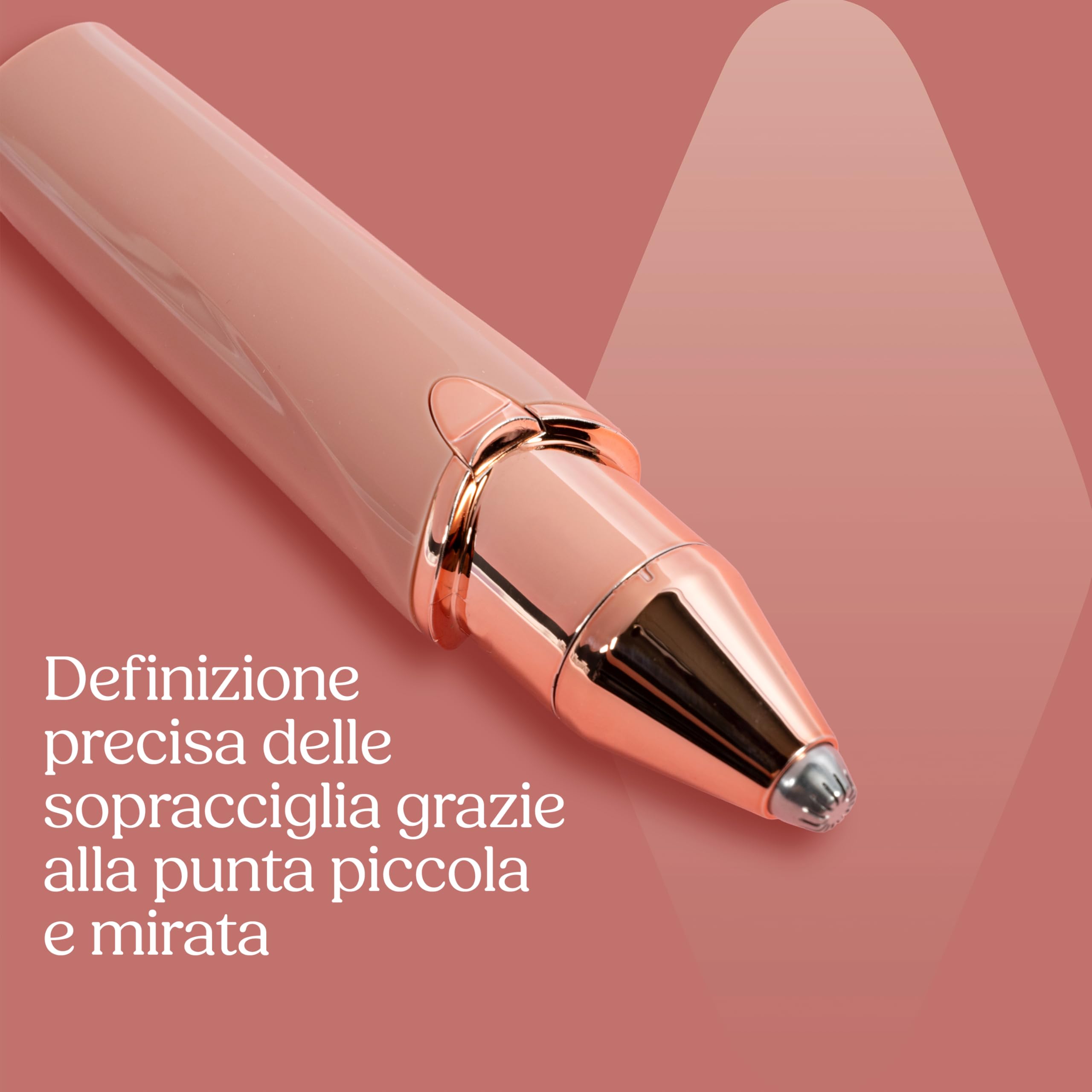 Wilkinson Sword Intuition rifinitore e regolatore per il viso da donna, rasoio per sopracciglia e rifinitore per peli del viso 2in1 con 2 accessori, 1 spazzolina per la pulizia, 1 batteria AA