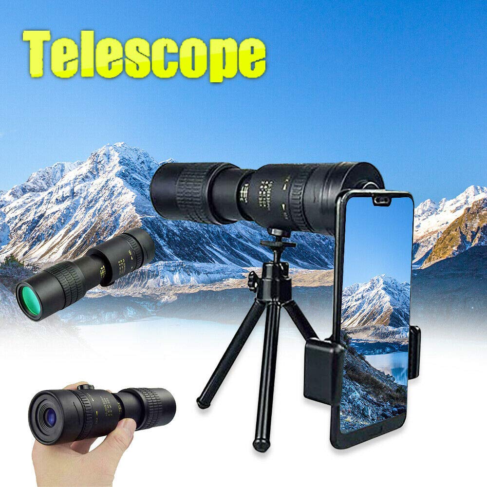 Télescope Monoculaire Arctic P9 4K - Zoom 10-30x300 Avec Trépied Et Support Téléphone Pour Observation Oiseaux Et Nature
