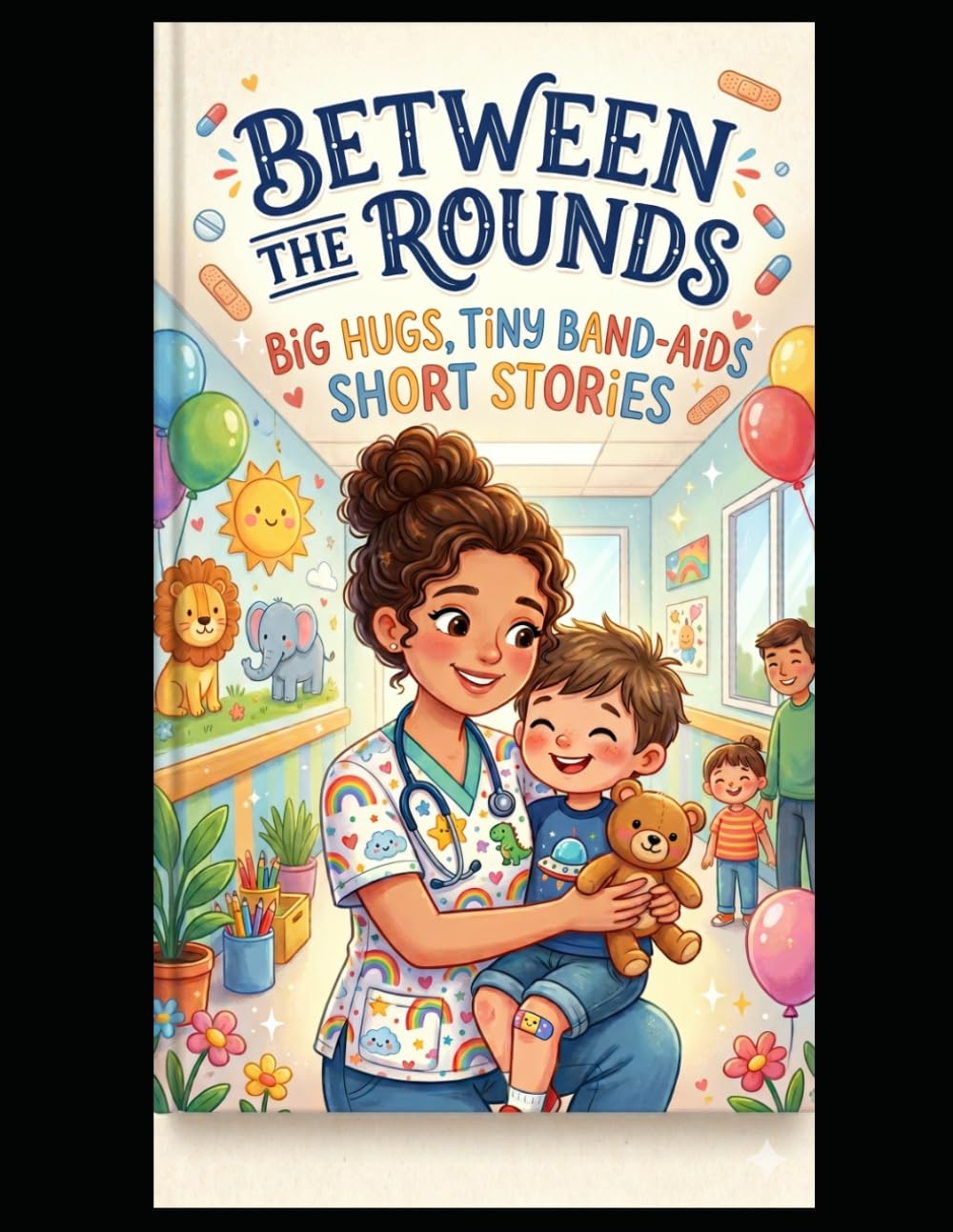 Between the Rounds: Big Hugs and Tiny Band-Aids Short Stories: When Medicine Meets Comfort: Tales of Connection and Healing | Gift for Nurses, Kids, Parents, Doctors (Courageous Kids Chronicles)