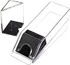 6-Deck Blackjack Dealer Shoe & Discard Tray Set - Smooth Card Roller and Casino Style Clear Acrylic Tabletop Design for Home Game Nights