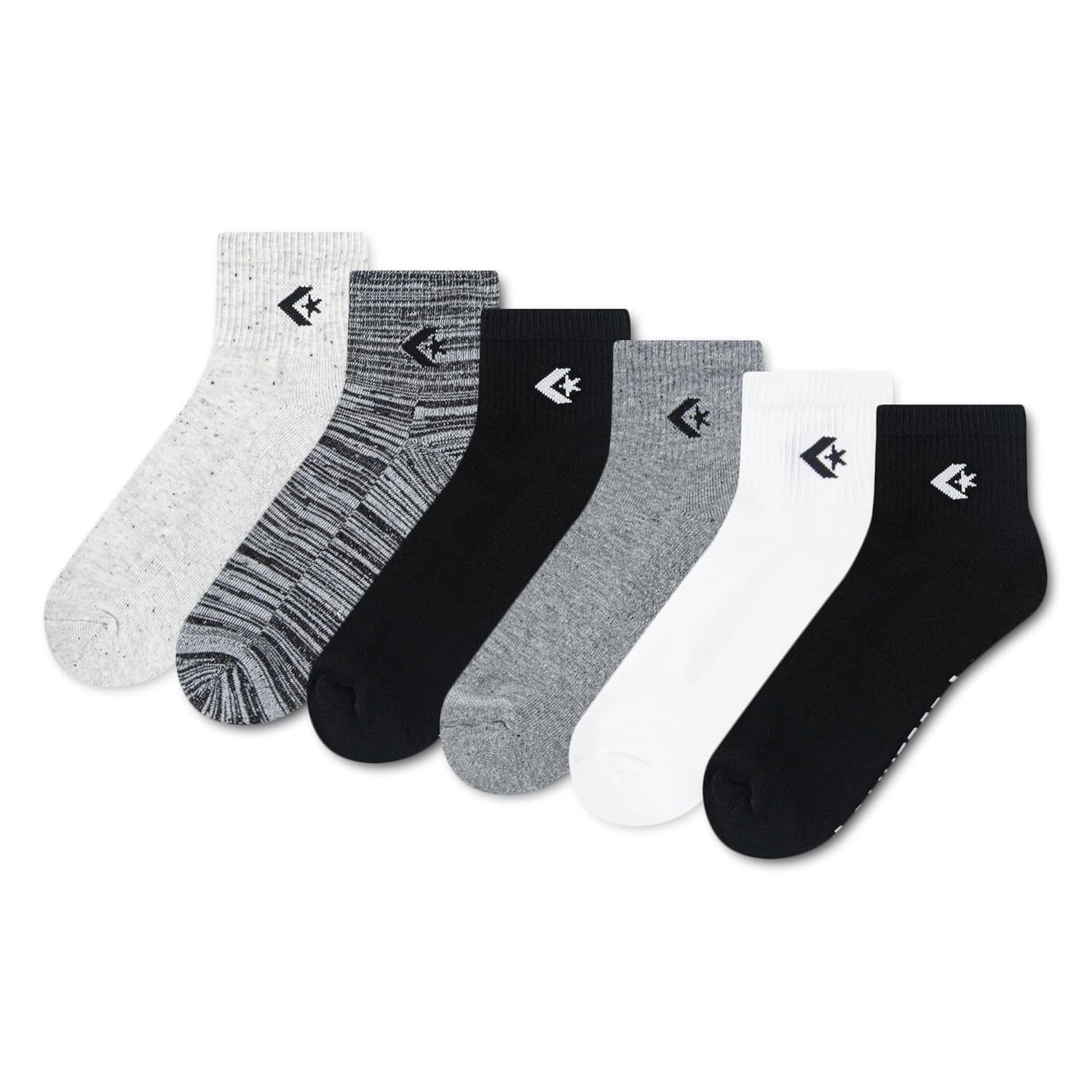 Converse Womens Multipack Quarter Socks