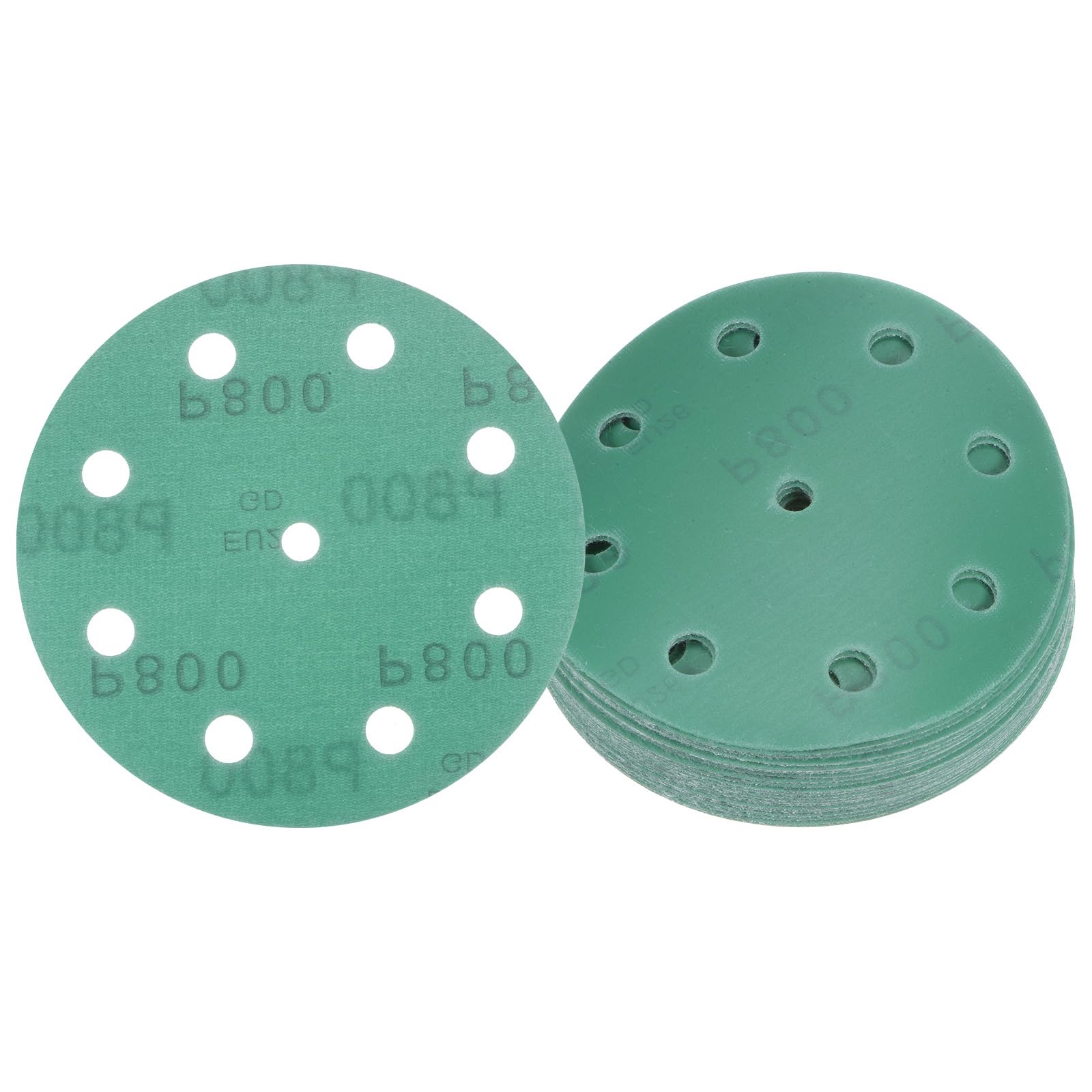 Kozelo 25pcs Green Film Sanding Discs