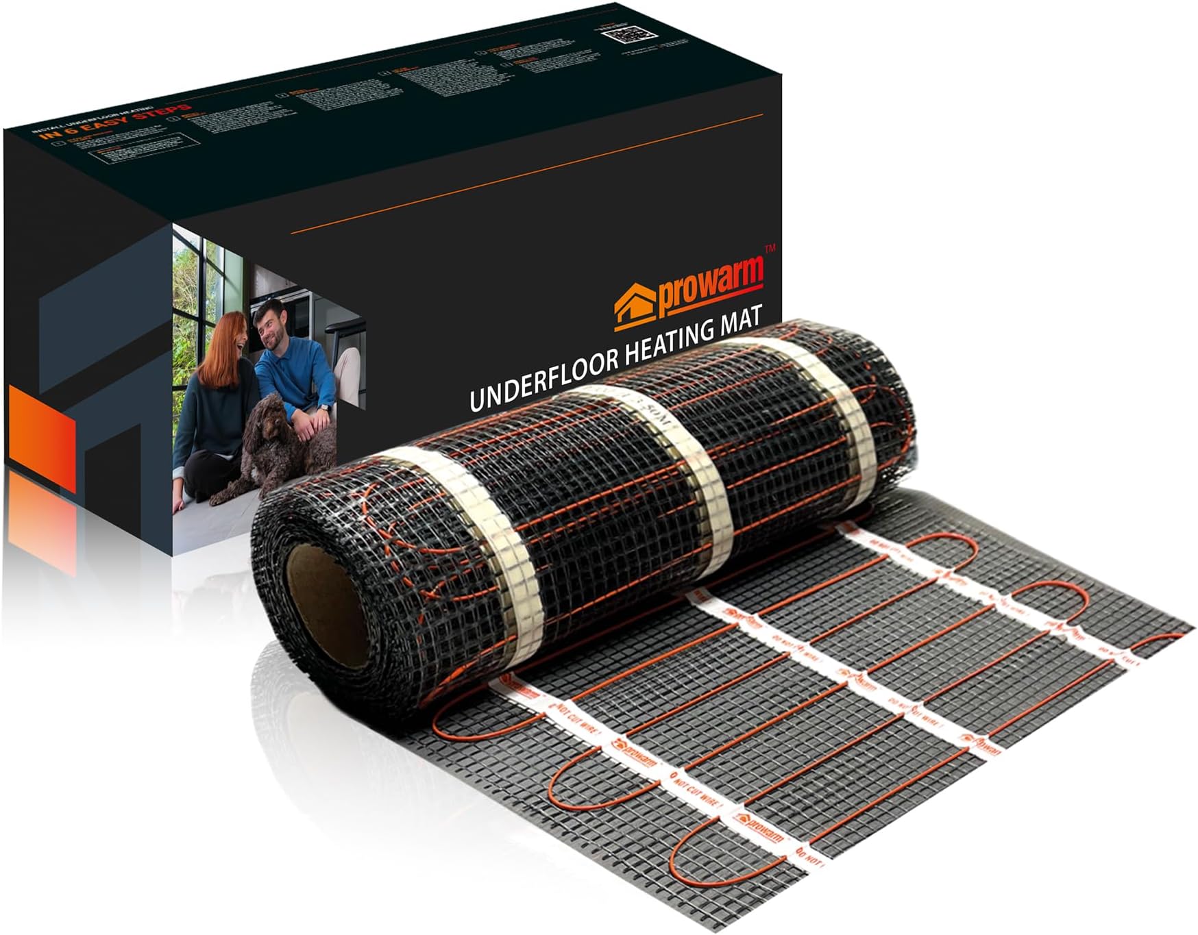 ProWarm™ Electric Underfloor Heating Mat 200W / 2.0m2