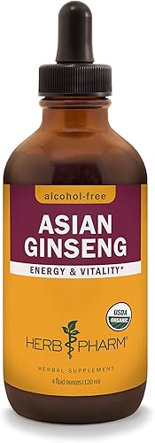 Miniatura 9 de Herb Pharm Glicerita líquida de ginseng asiático (Panax) para energía y resistencia, glicerita sin alcohol, 1 onza