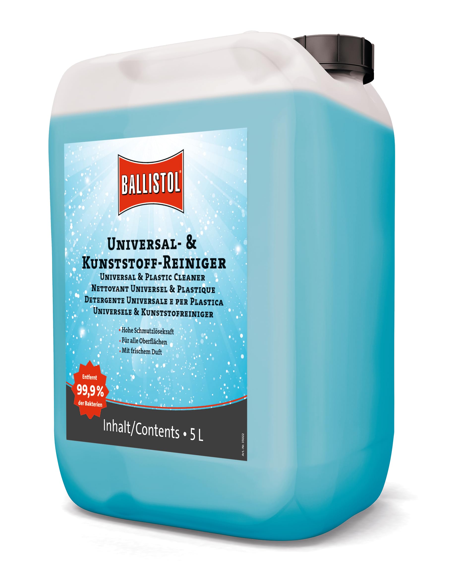 BALLISTOL Unisex Adult Universal Cleaner, Multi-Colour, 5 Litres