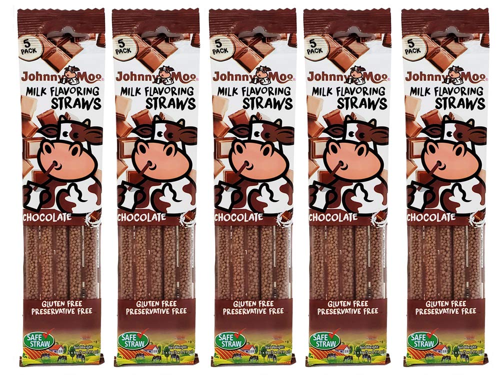 Johnny Moo Delicious Quick Milk Flavoring Straws
