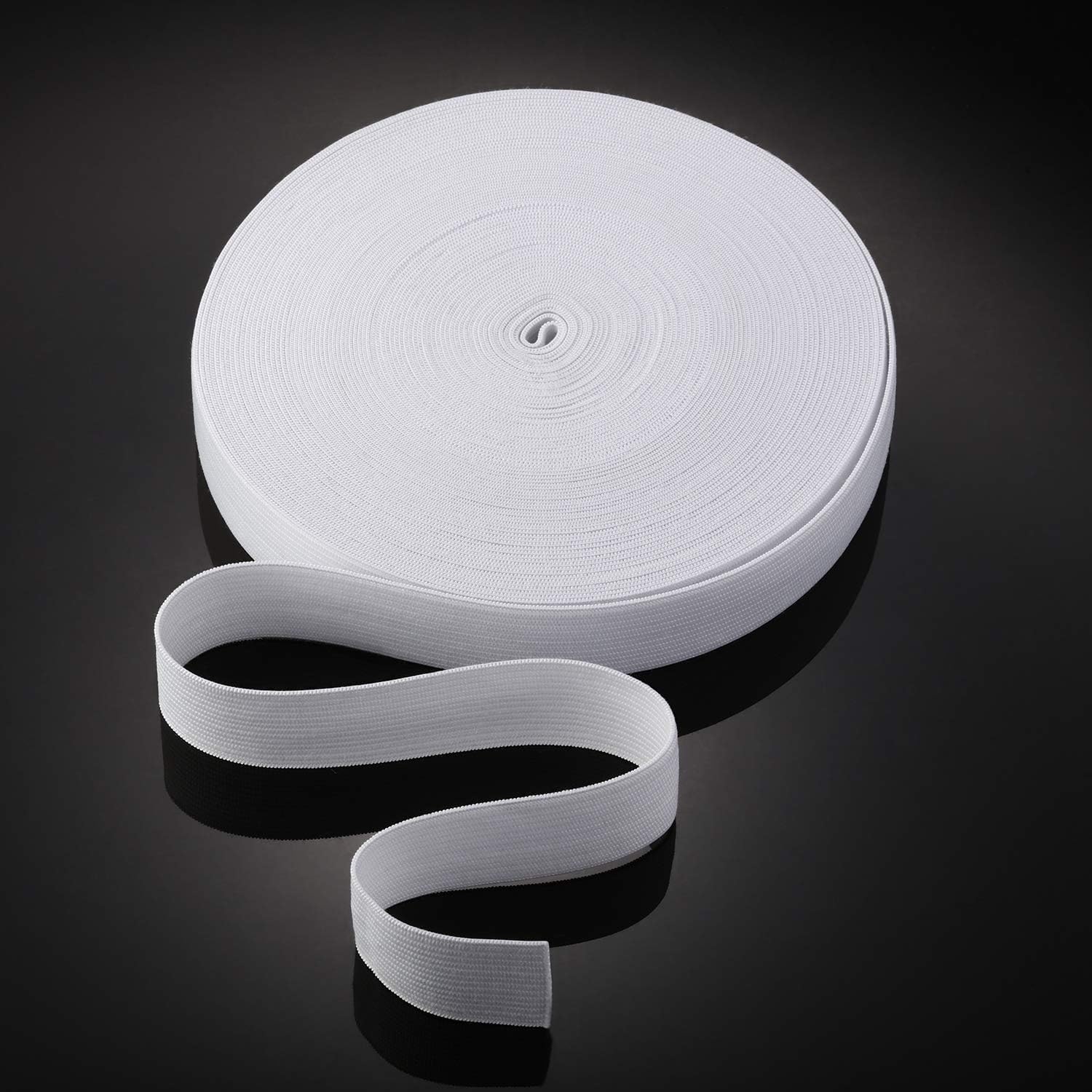 Premium 1.25 Inch / 32mm, 10 Meters White Woven Elastic Tape for Tailoring & Sewing | Heavy Duty, Non-Roll, High Elasticity, Durable & Shrink-Resistant - for Waistbands, Crafts & DIY-image-46