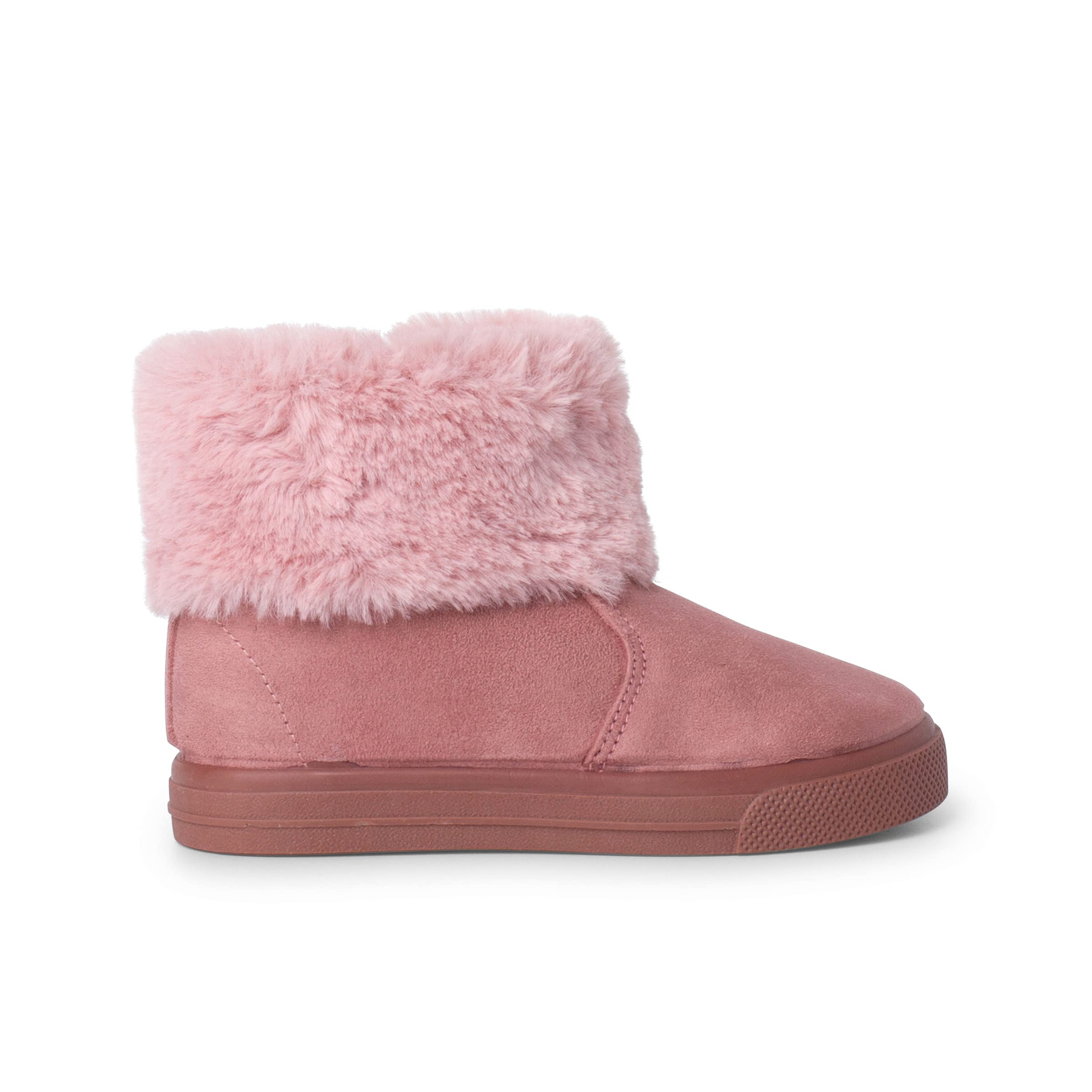 Pisamonas Gummistiefel Für Mädchen Mit Umgeschlagenem Fellkragen Und Reißverschluss