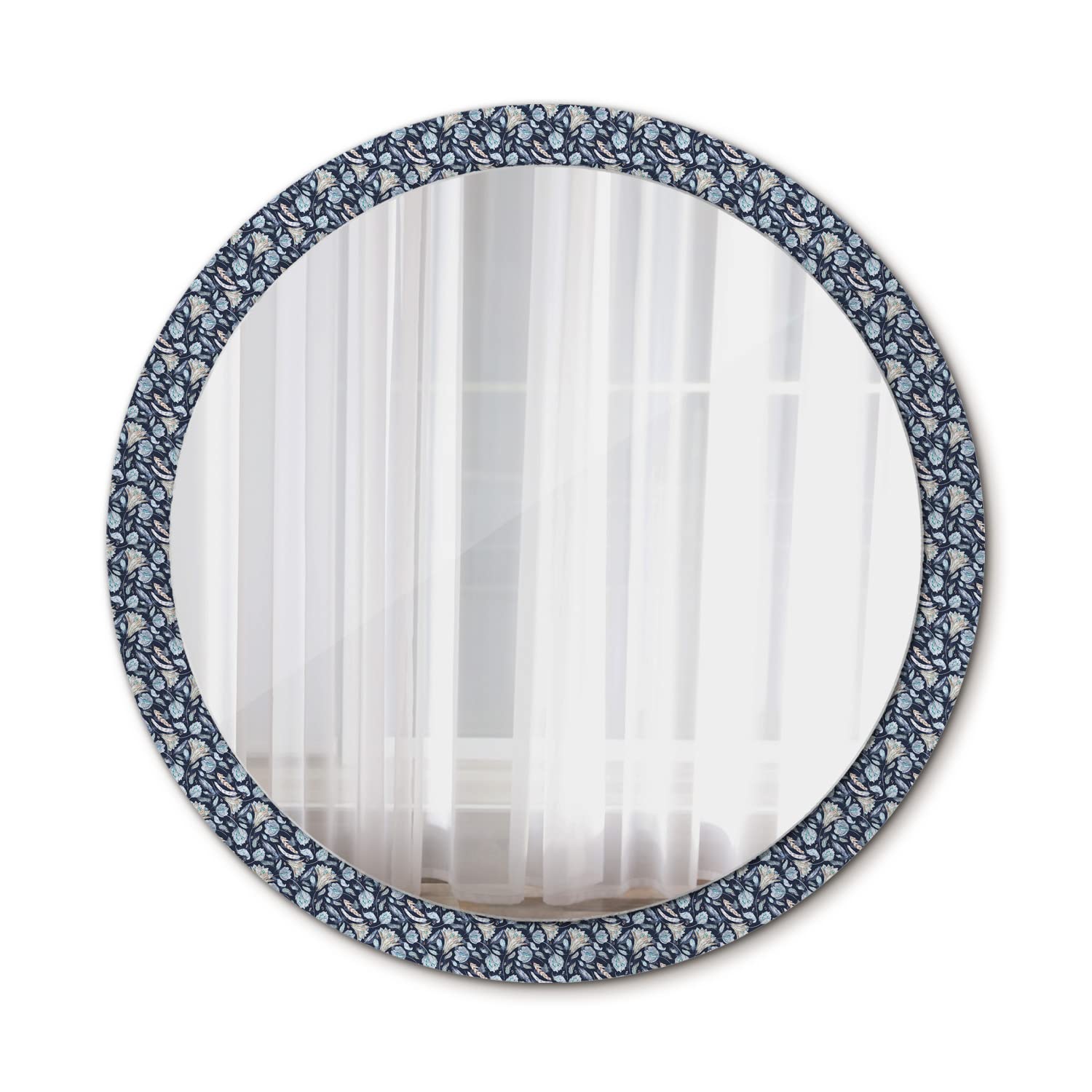 Miroir mural rond 100 cm Tulup pour agrandir la salle de bains et réussir son maquillage