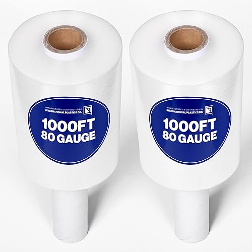 International Plastics R - Mini pelĂcula elástica industrial con asa de 5 pulgadas calibre 80 para envoltura de paletas suministros de mudanza International Plastics R - Mini pelĂcula elástica industrial con asa de 5 pulgadas calibre 80 para envoltura de paletas suministros de mudanza