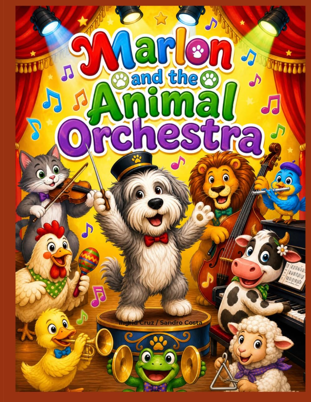 Marlon and the animal orchestra: A musical coloring book (The Adventures of Marlon)